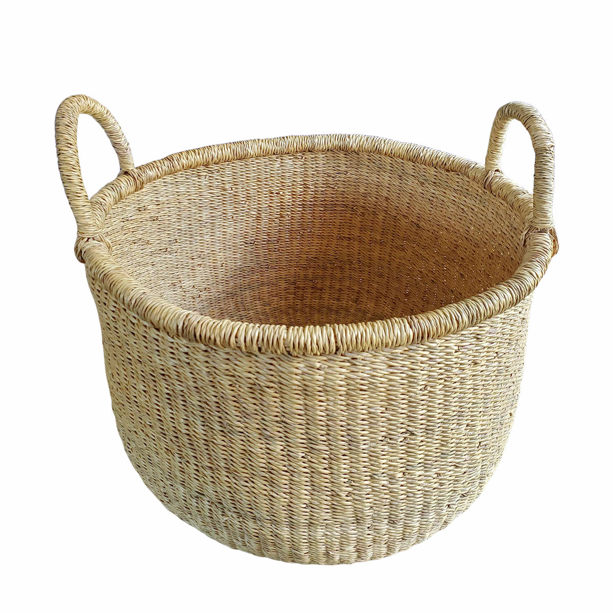 Accra Round Storage Basket: Medium
