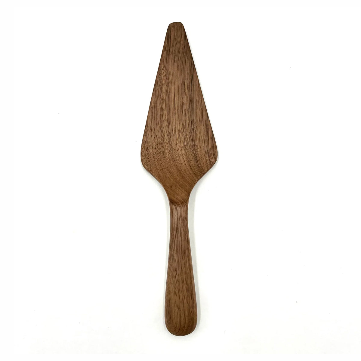 10" Walnut Wood Pie & Cake Server - Kitchen Serving Utensil