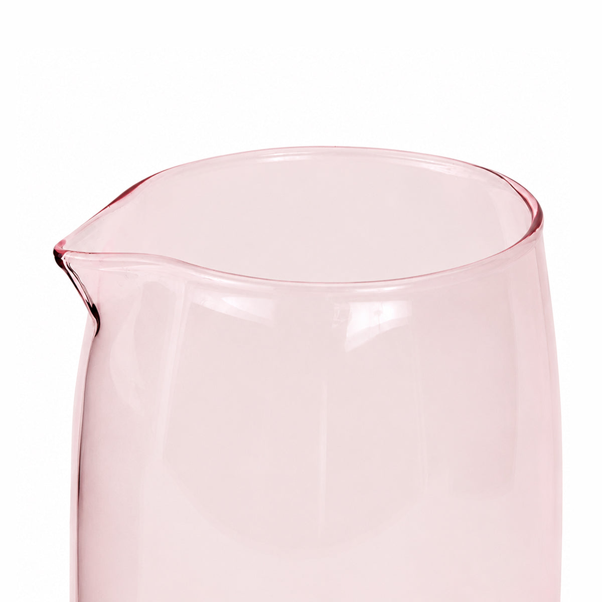 ESSENTIAL GLASSWARE - PITCHERS: BLUSH