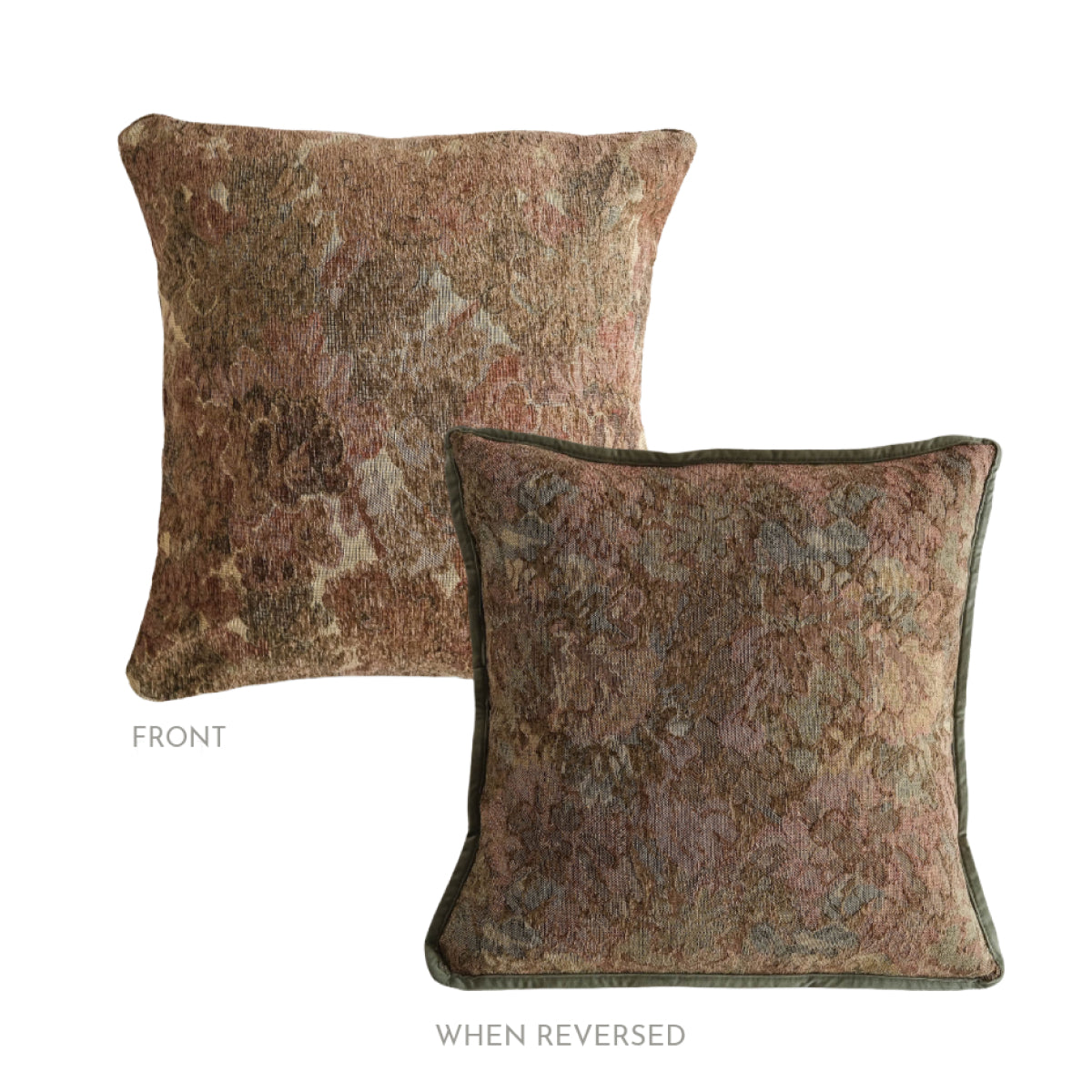 Sylvie Tapestry Pillow: 22 x 22