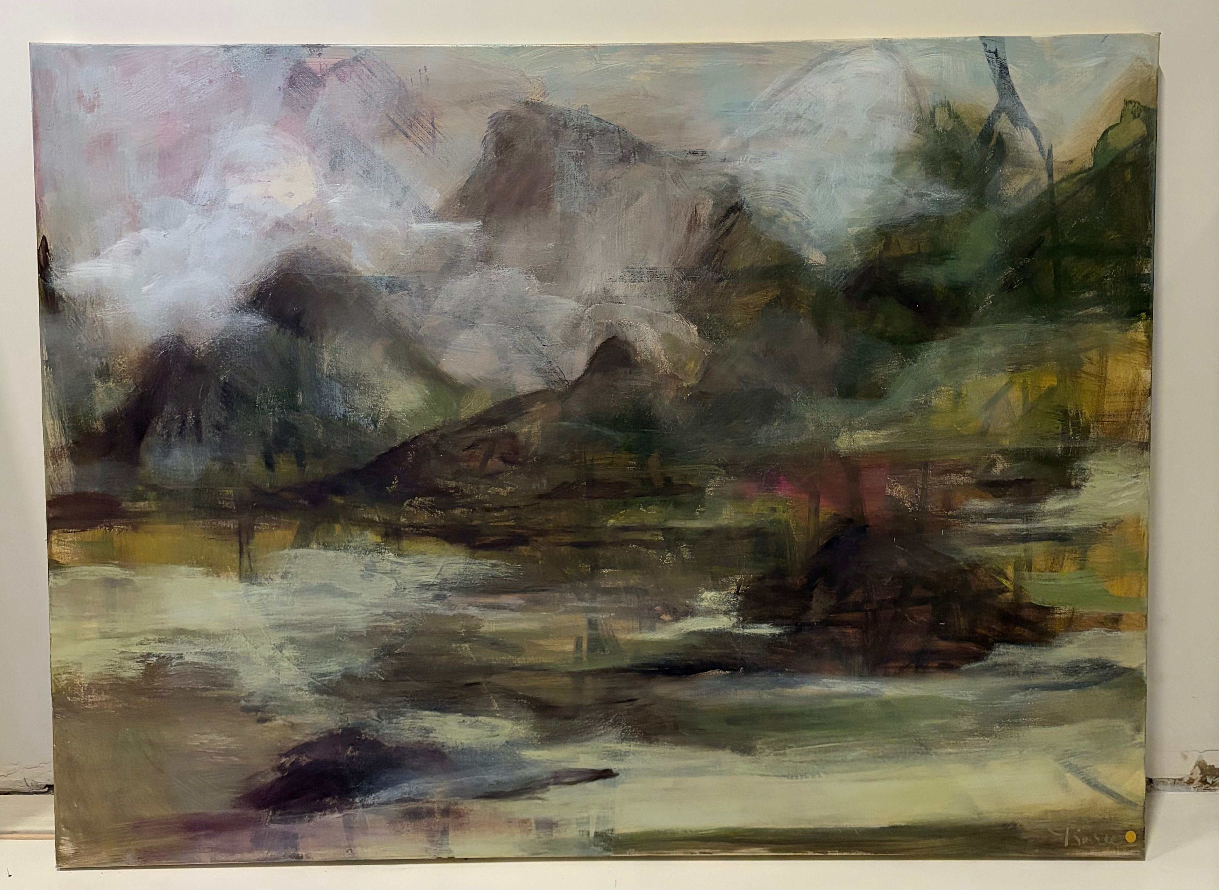 Timree Art, Green Mountains 36”x48”