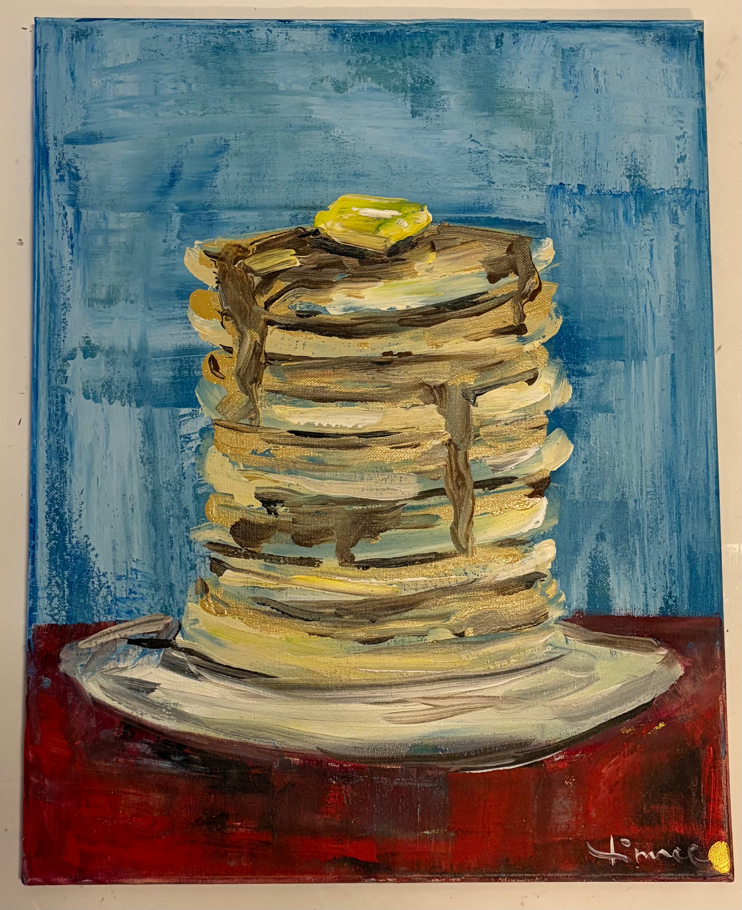 Timree Art, Pancakes 20”x16”