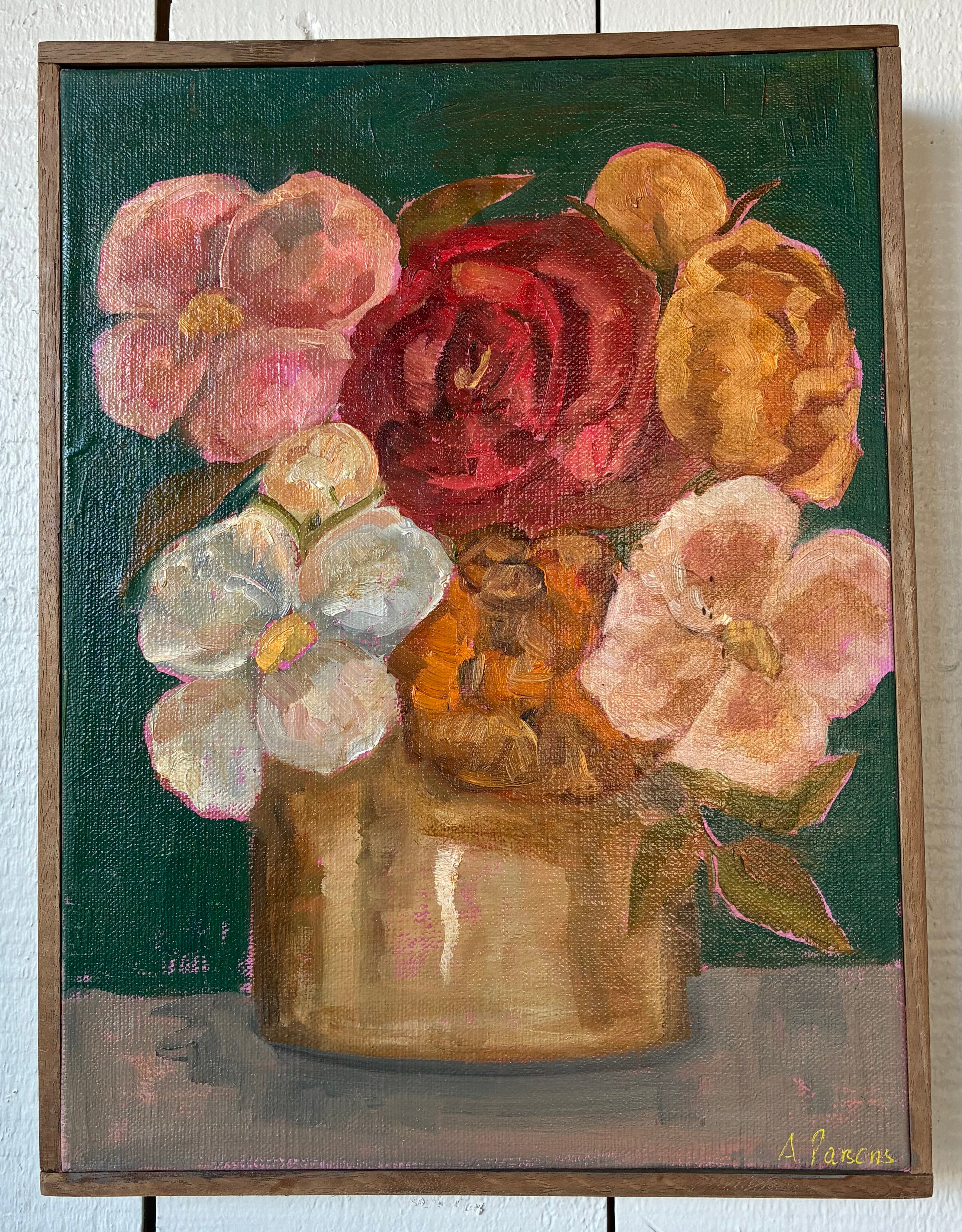 Alison Parsons, Floral Bouquet 12.5” x 9.5”