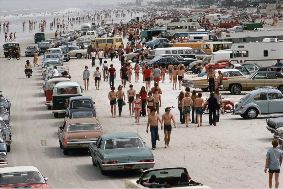 Spring Break 1972 Framed Print, Photograph by James L. Amos