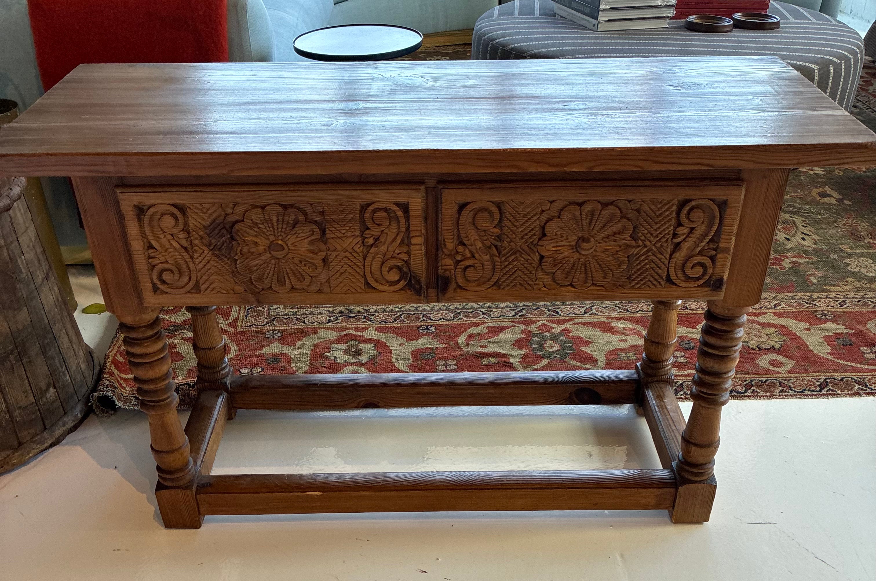 20th C. Swedish Small Console Table