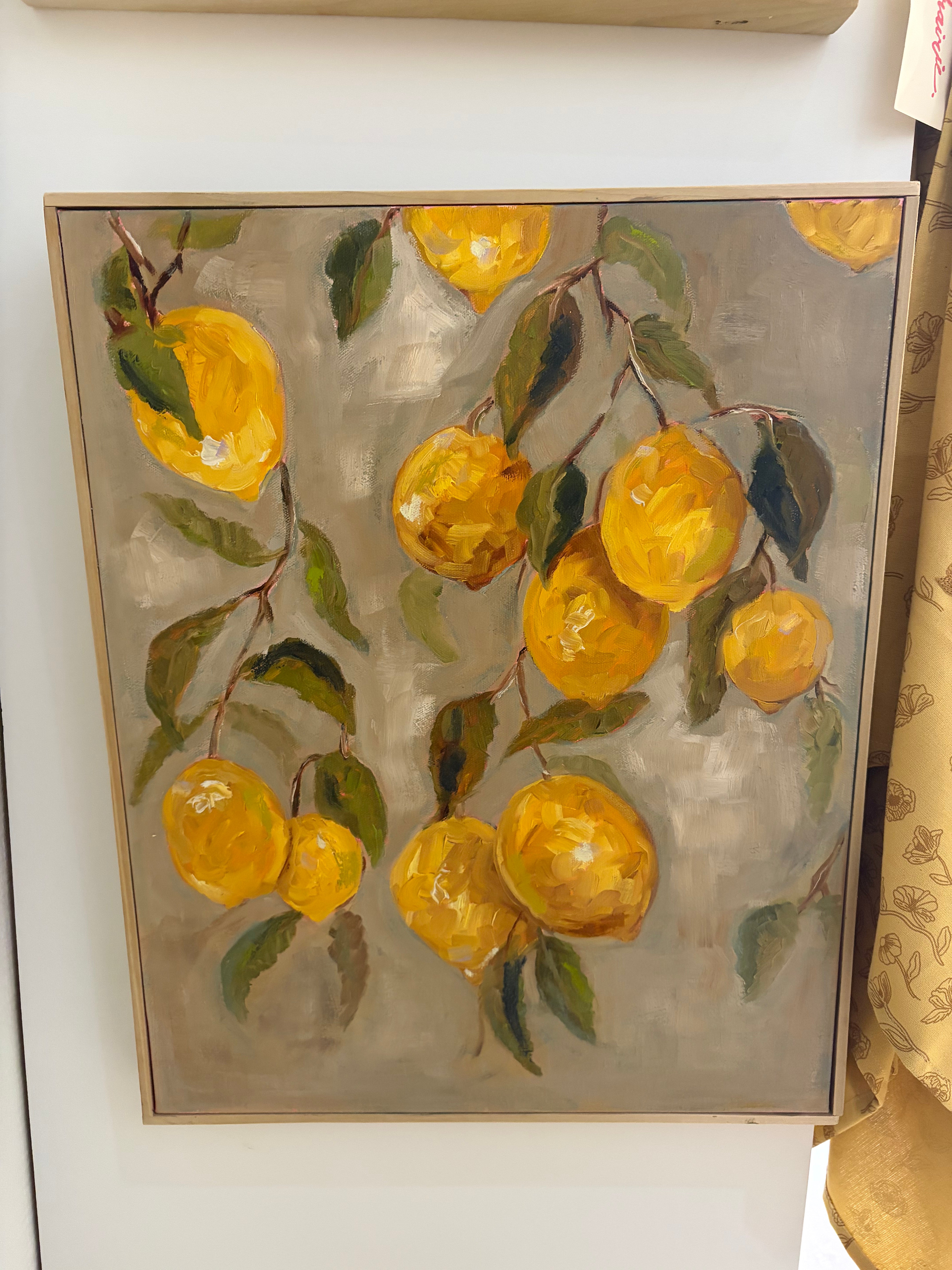 Ali Parsons, Lemon Branches Pair 20”x16”