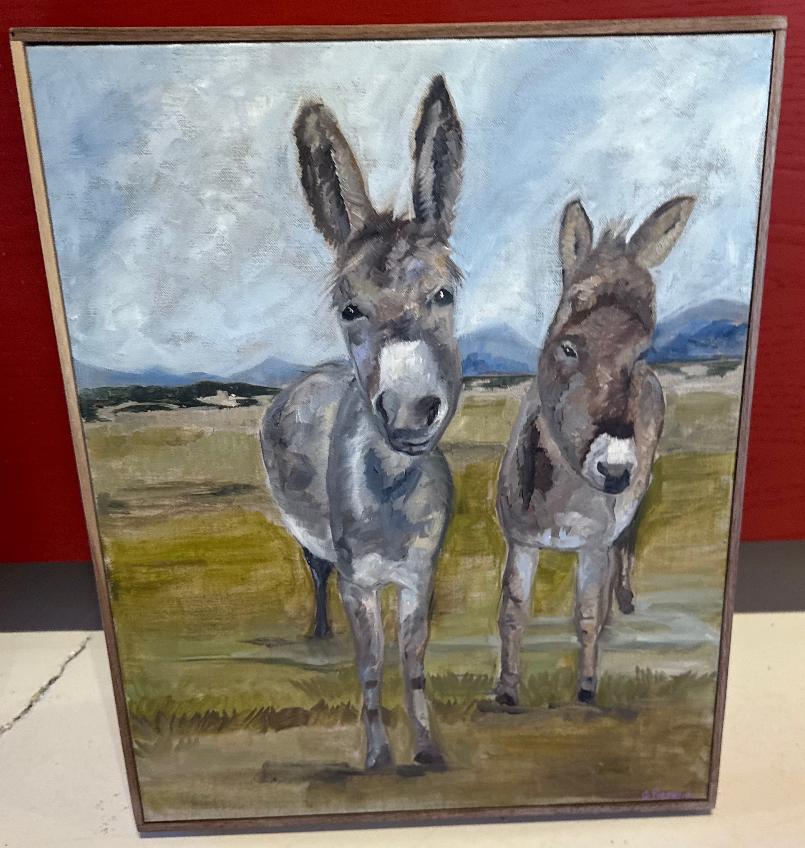 16x20 Alison parsons donkey