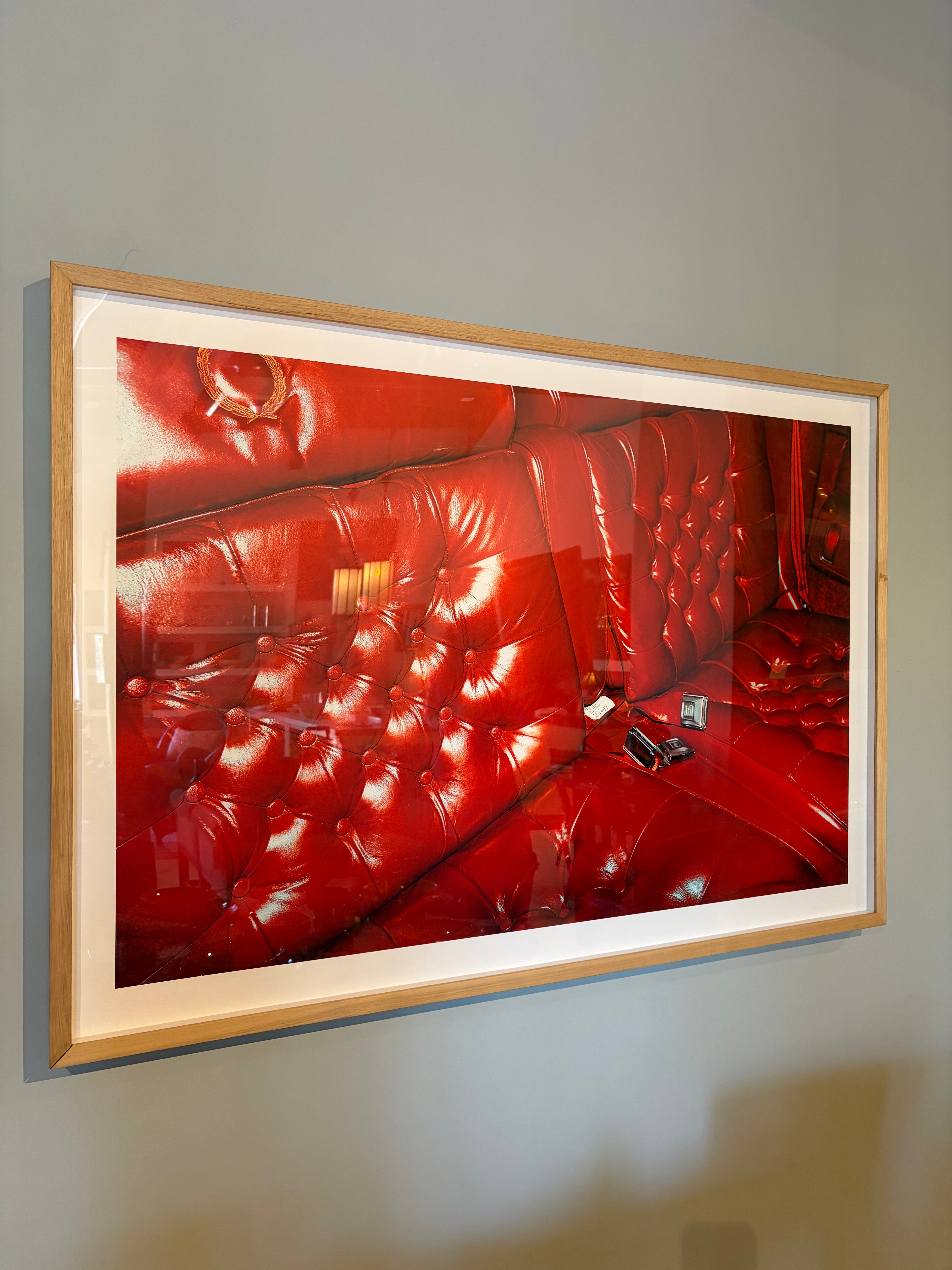 Red Cadillac Seat Framed Print