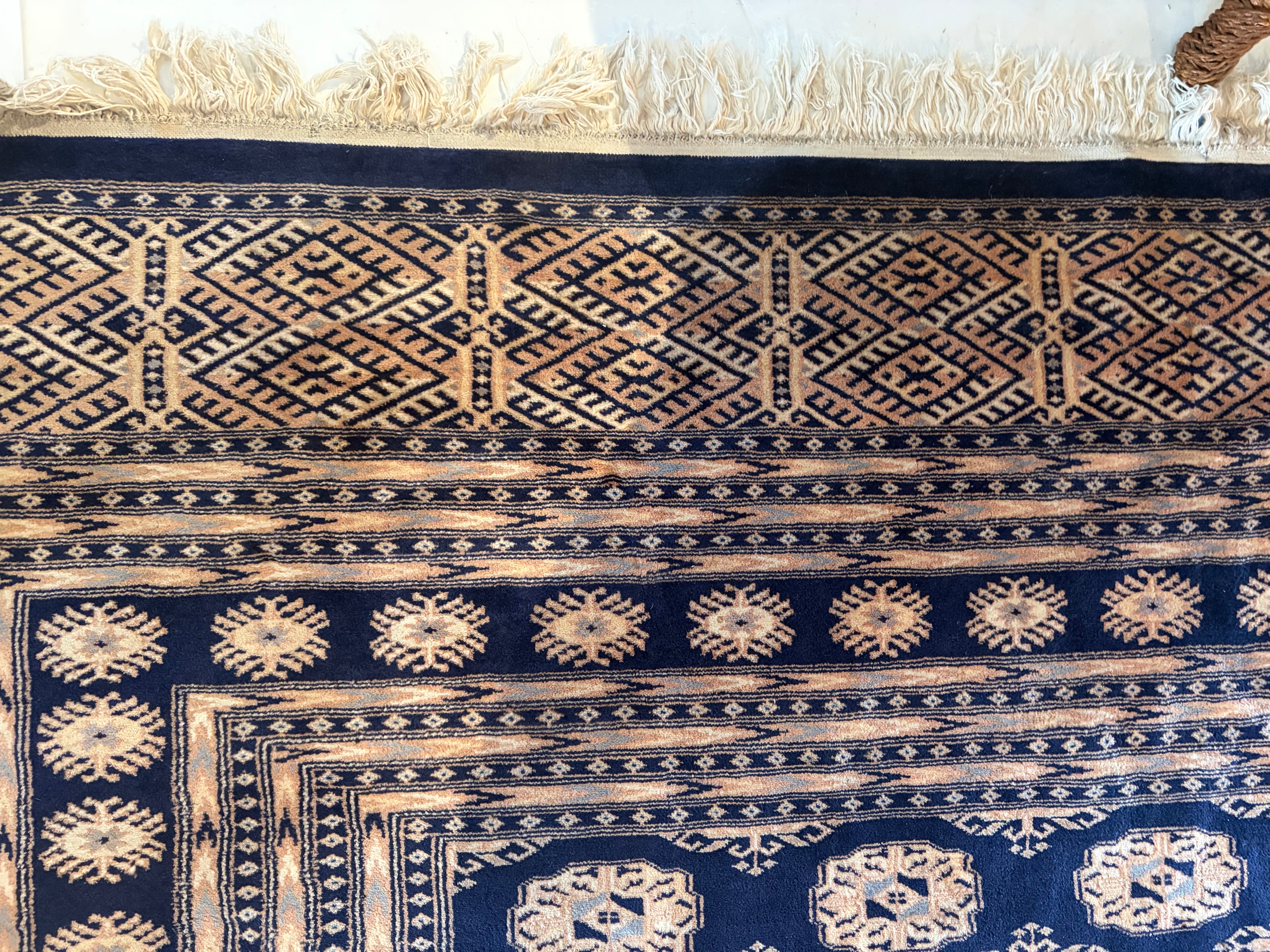 1990s Rug with Fringe