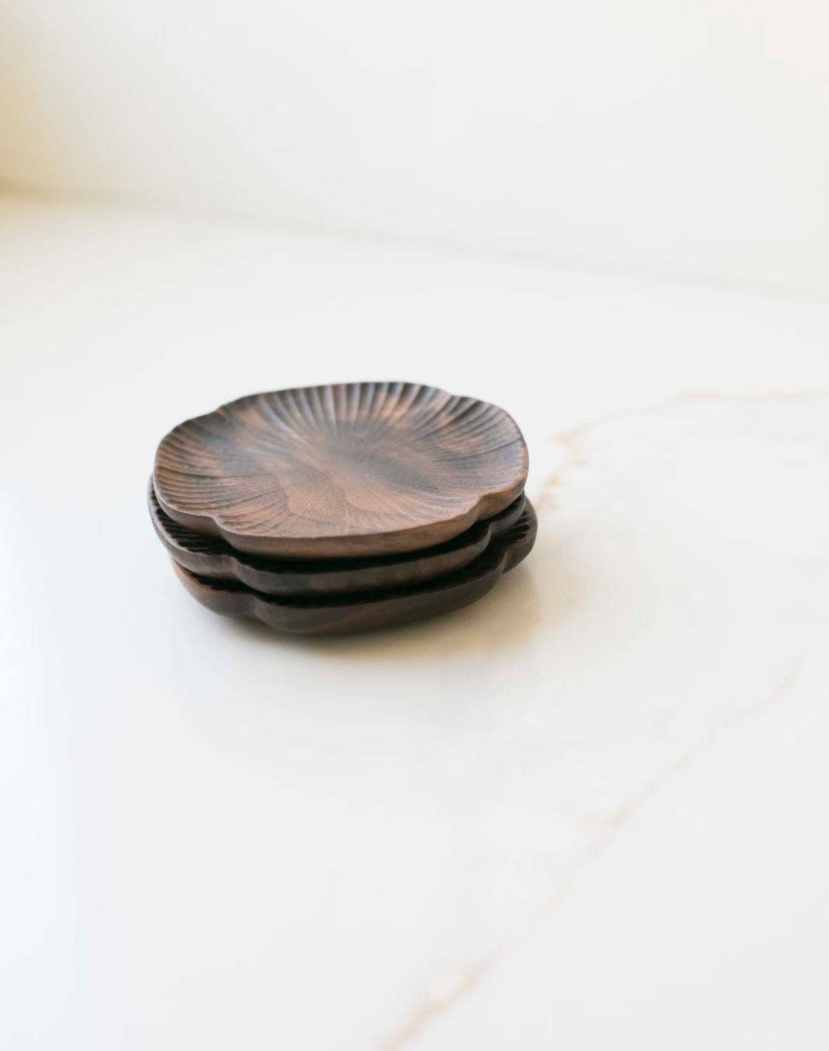 Black Walnut Flower Coaster