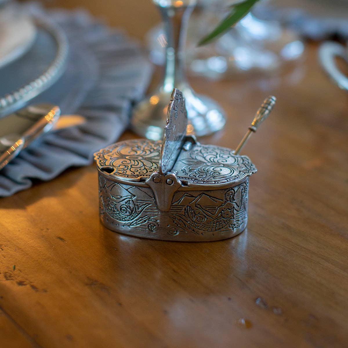 Tavola Salt & Pepper Cellar with Spoon