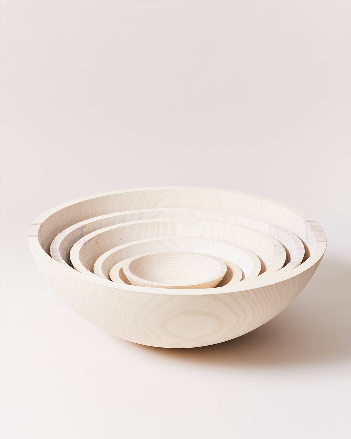 Crafted Wooden Bowls - White: 17"