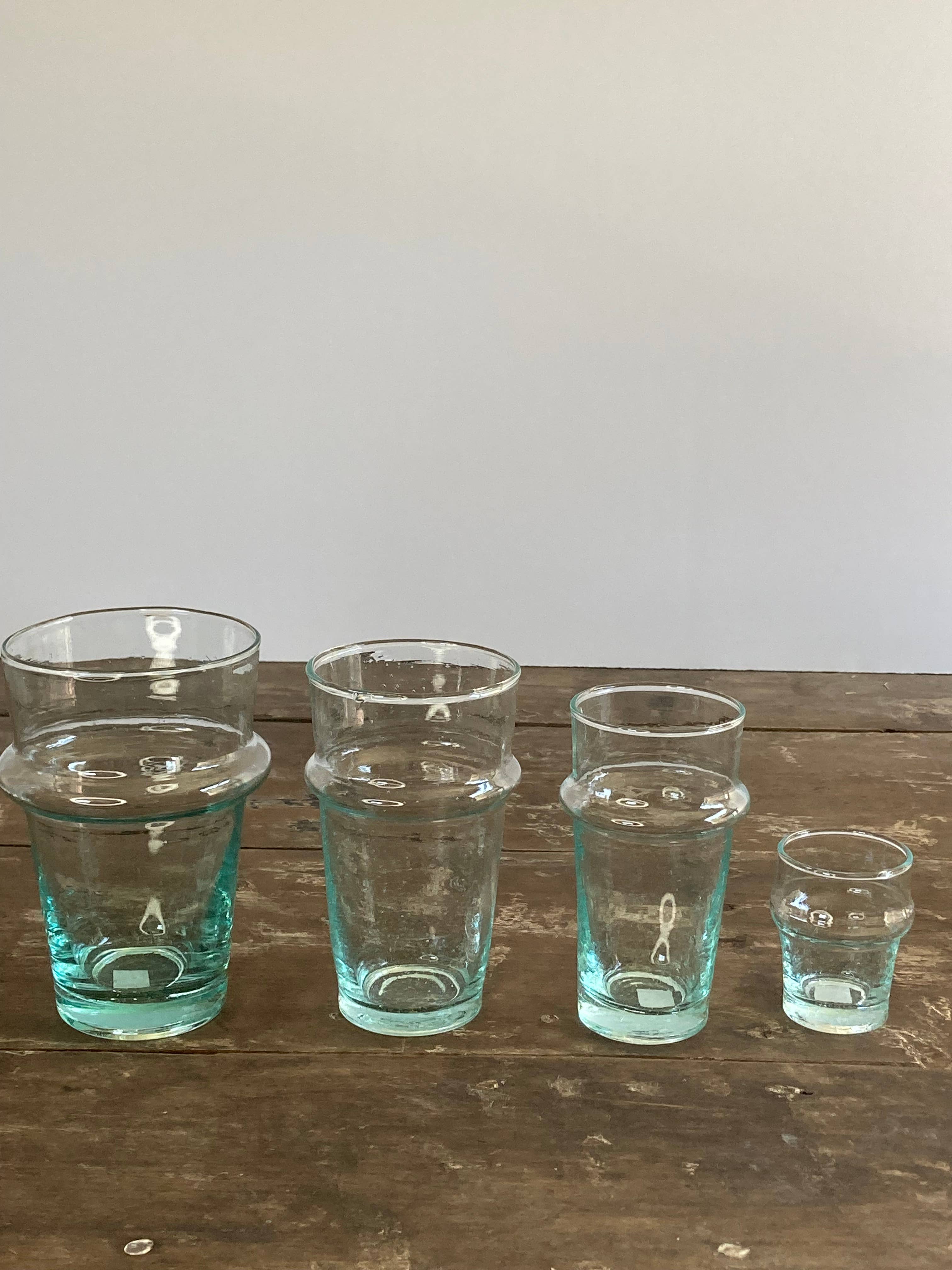 Recycled Moroccan Tea Glasses: Large