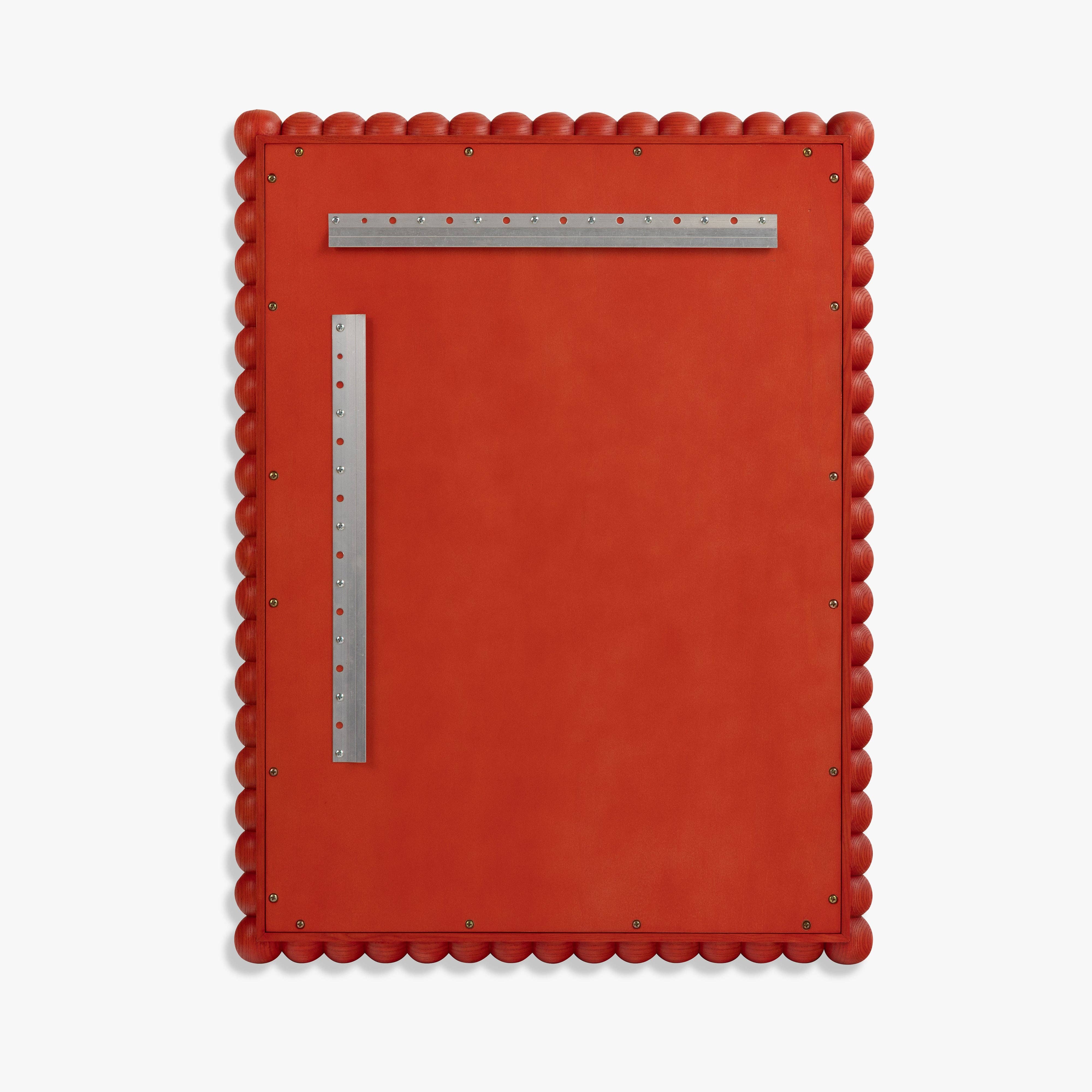 Quinn Rectangular Wall Mirror: RED