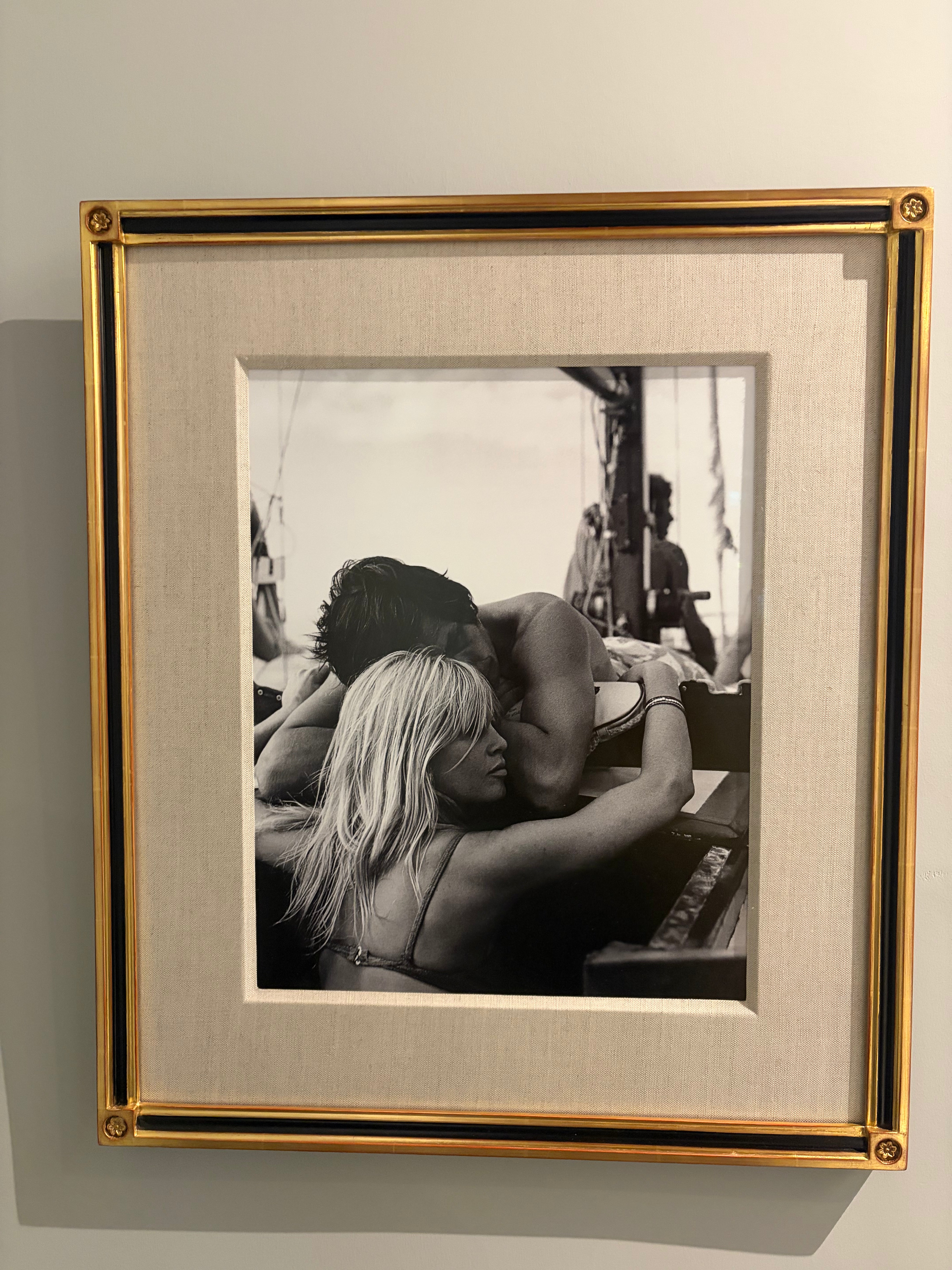 Brigitte Bardot Couple Framed Art