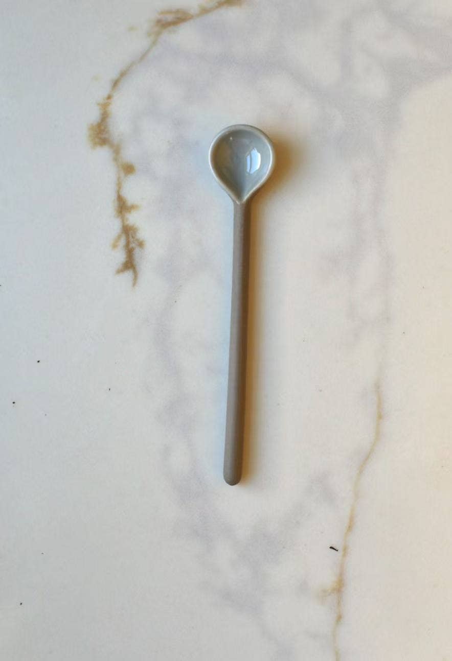 Ceramic Long and Short Spoons: Long
