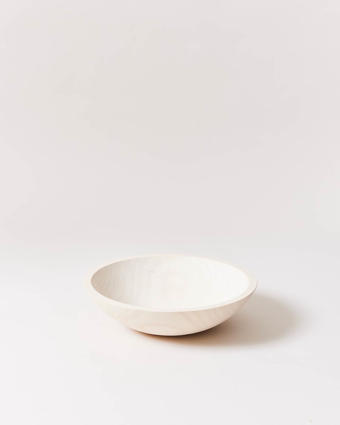 Crafted Wooden Bowls - White: 12"