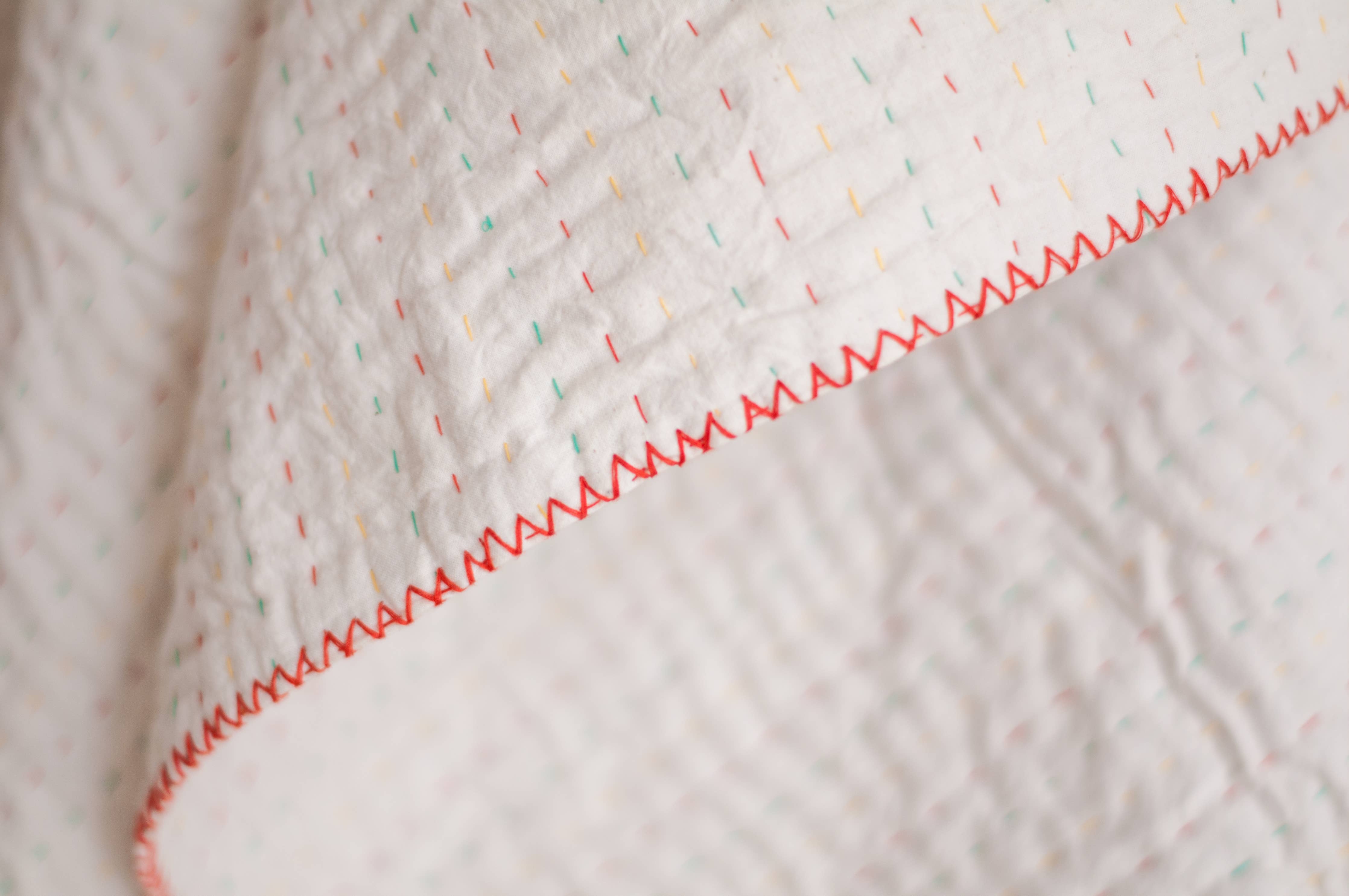 Basha Natural/Unbleached Cotton Twin Blanket: Taupe
