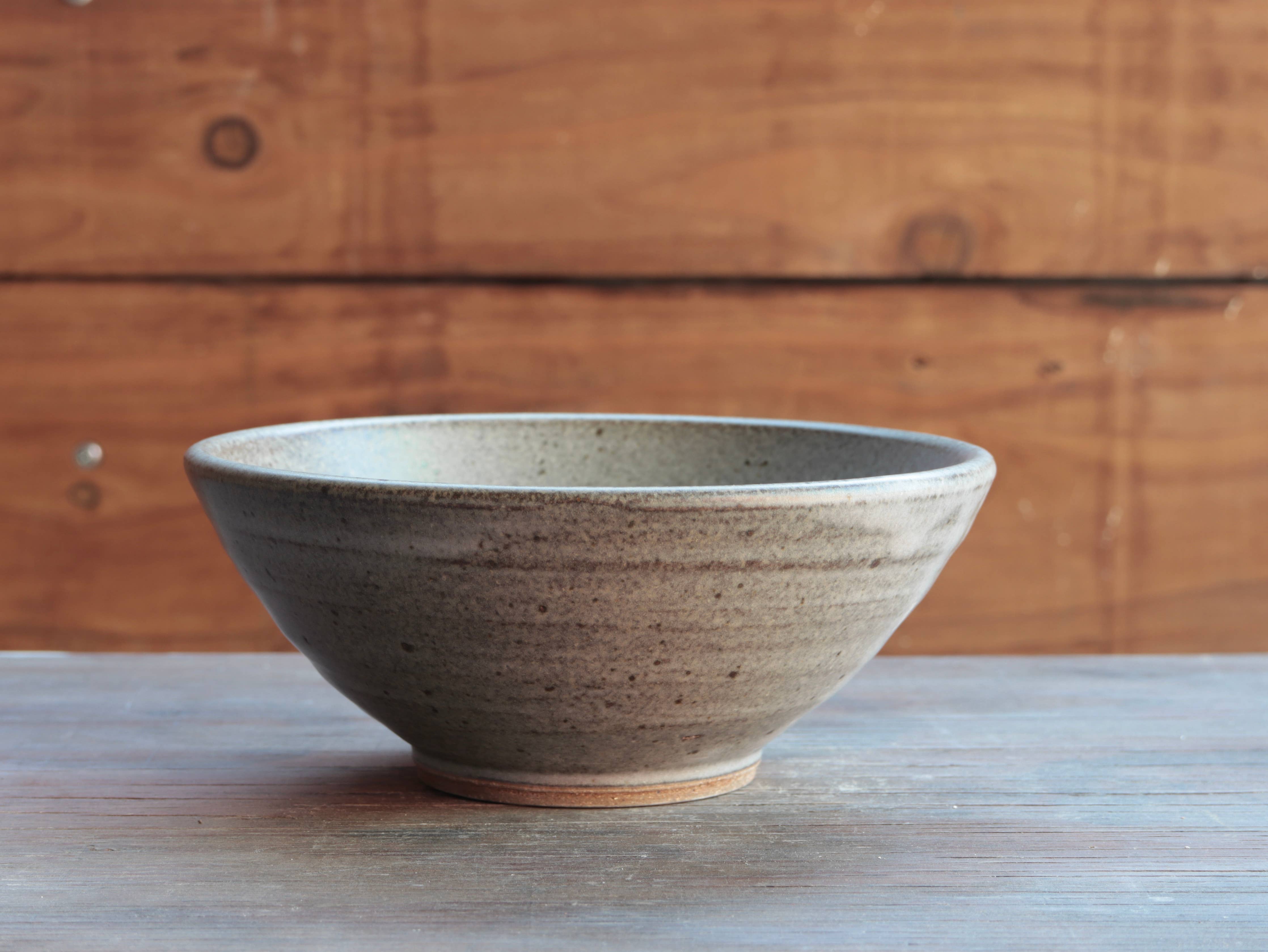 Soup Bowl in Matte Grey Glaze