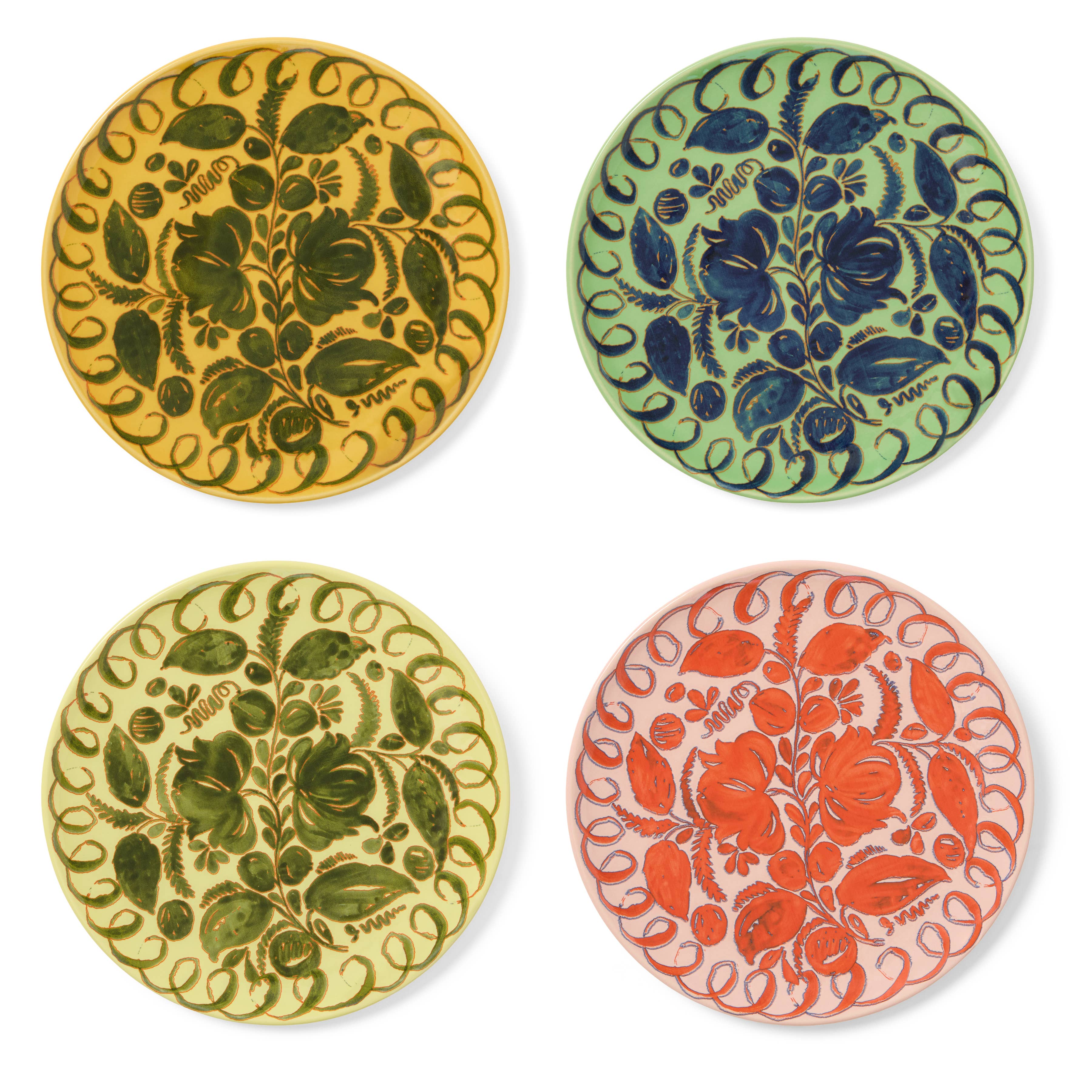 Amalfi Dinner Plate Mustard - 10.6" Diameter