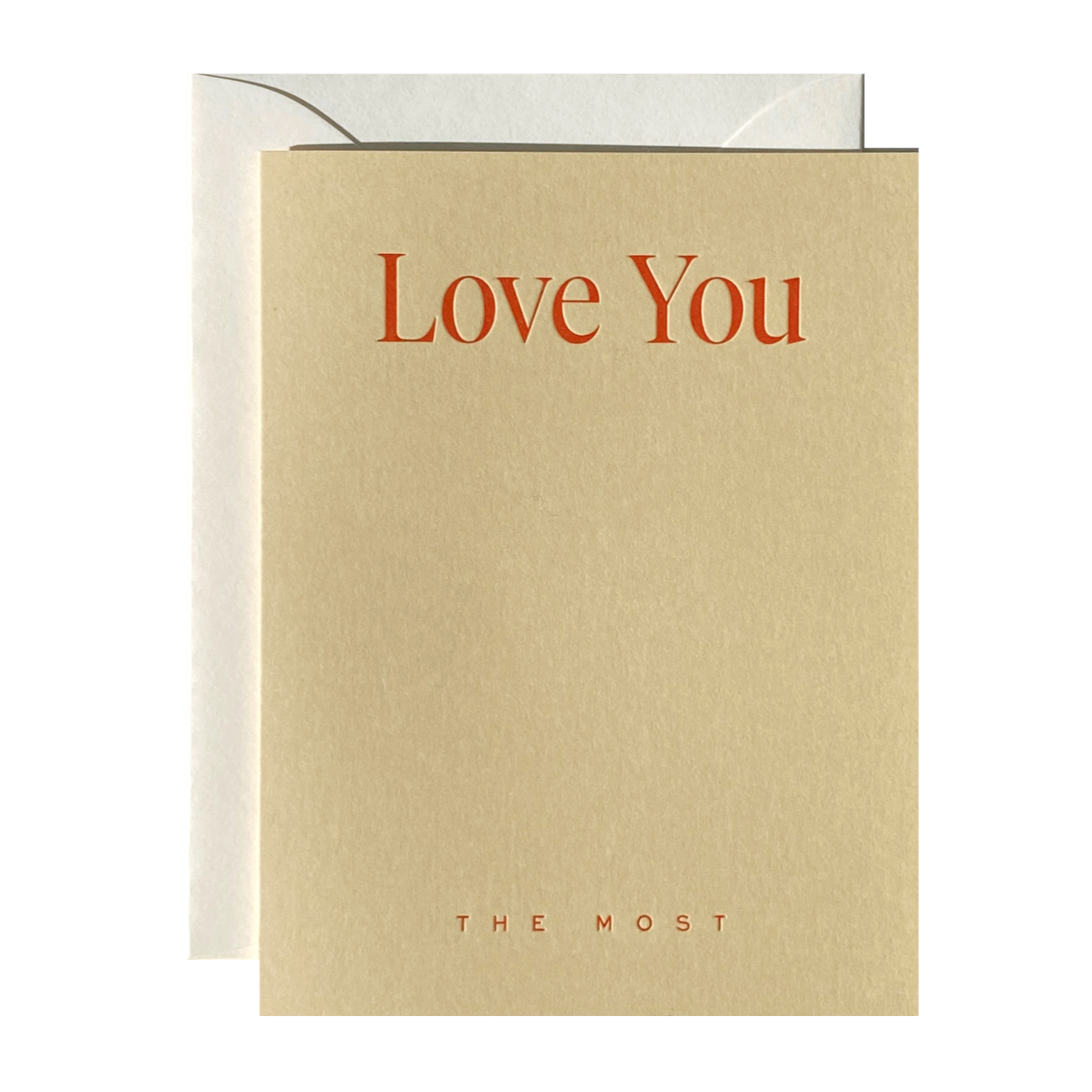 Love You The Most No. 33: Sand / Single Card
