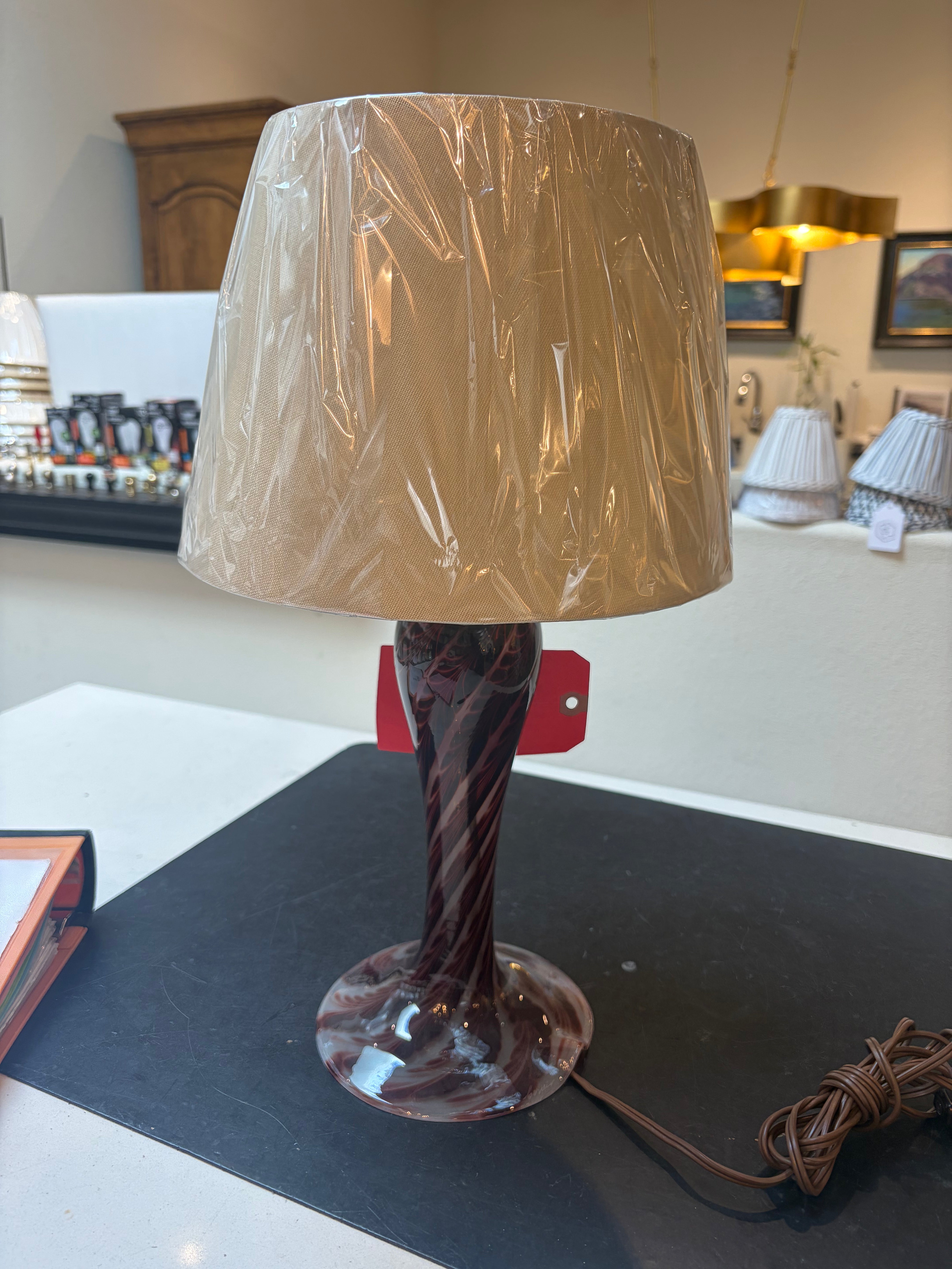 1930s Murano Glass Table Lamp