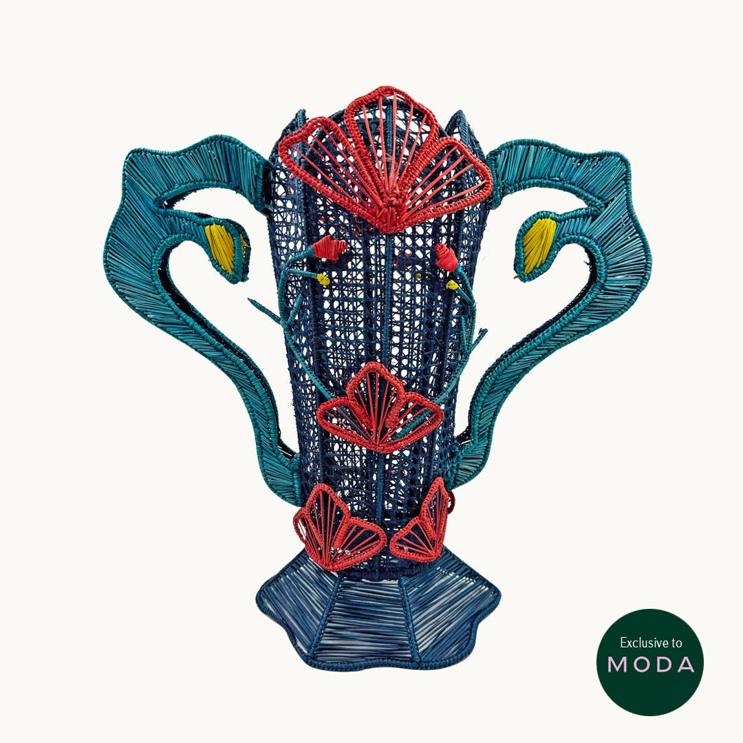 Moda Operandi Jardin Nouveau iraca palm vase