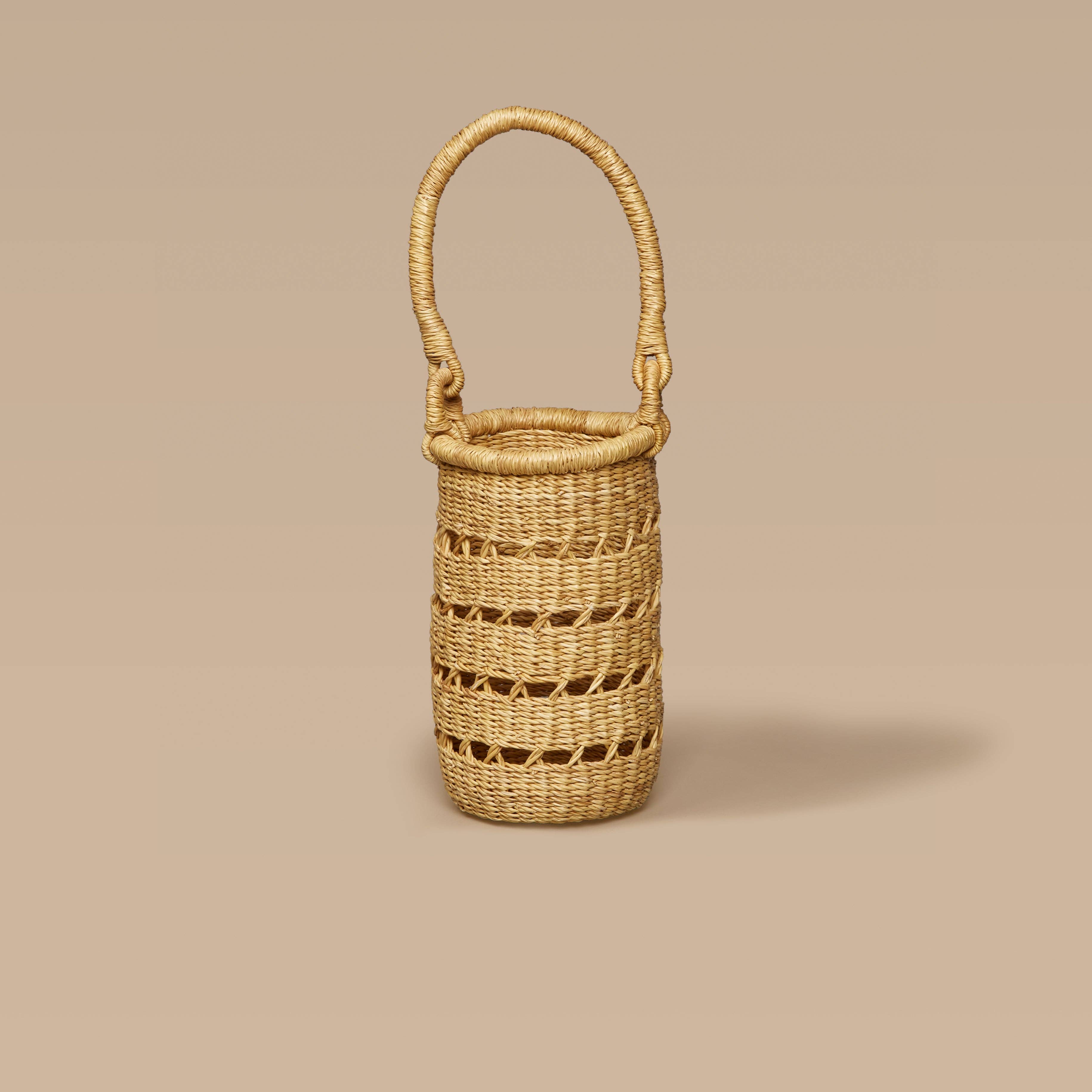 Wicker Wine Tote