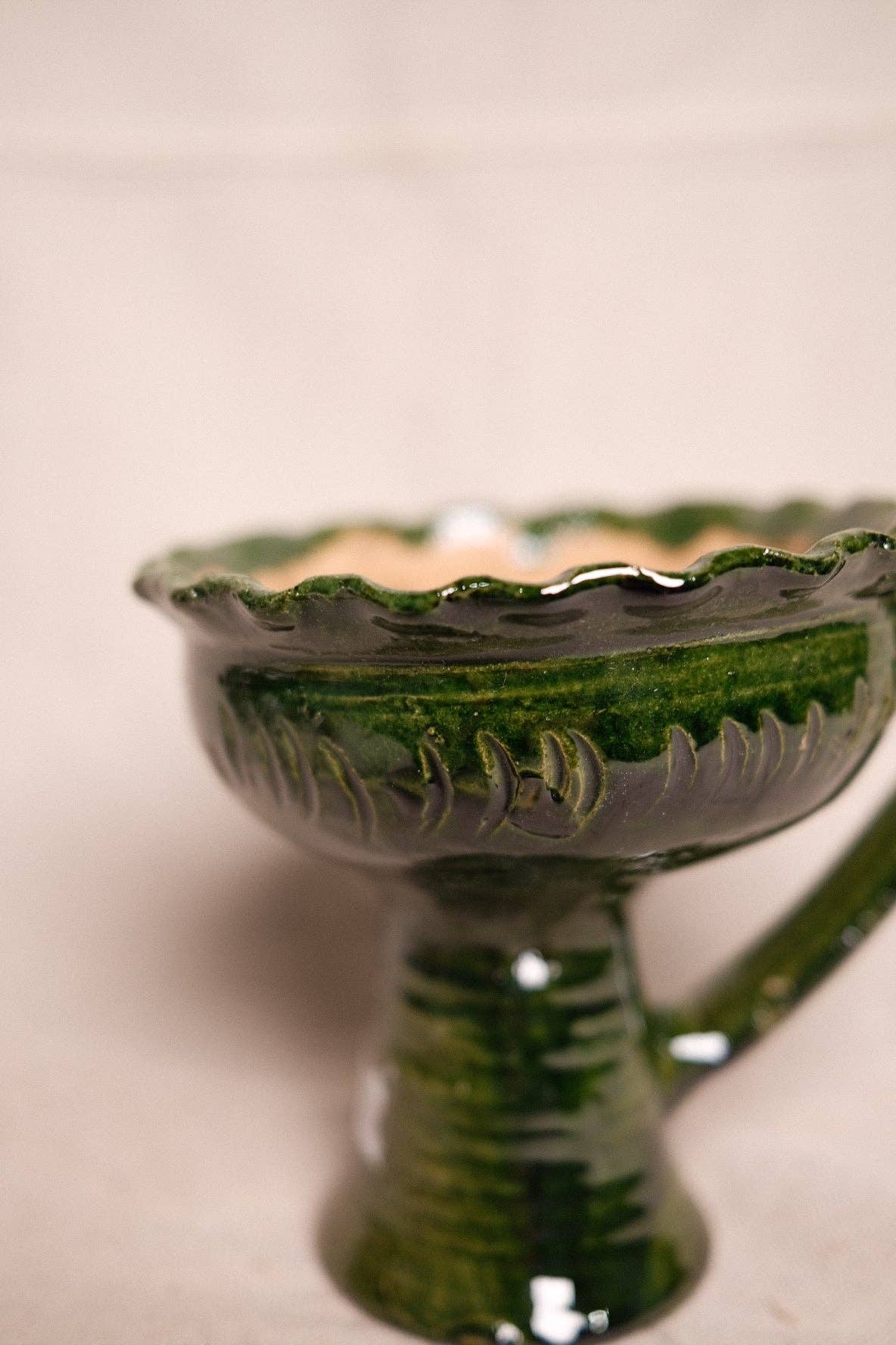 Sculpted Oaxacan Pedestal Vessel