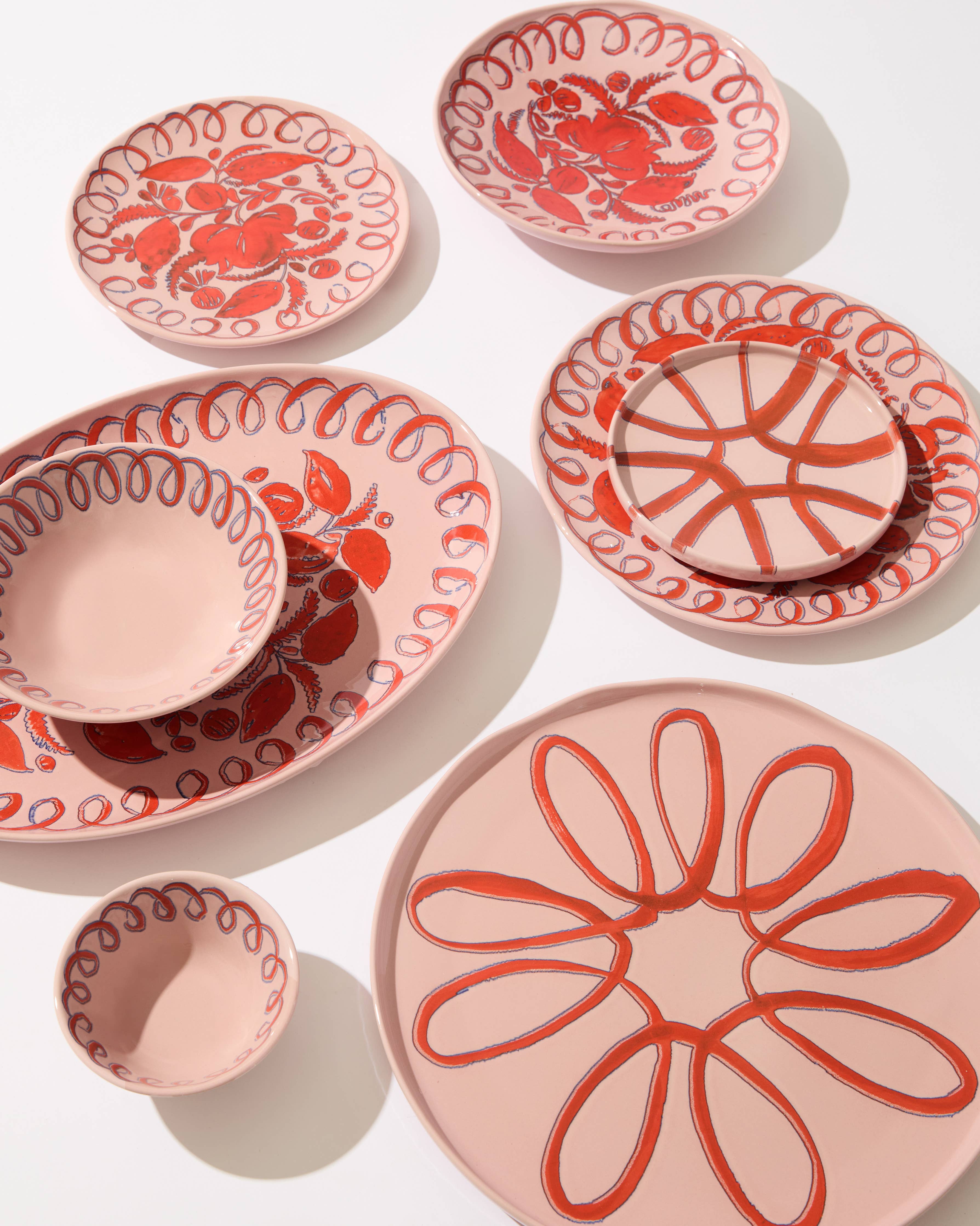 Amalfi Oval Tray Pink - 15.7" x 11"