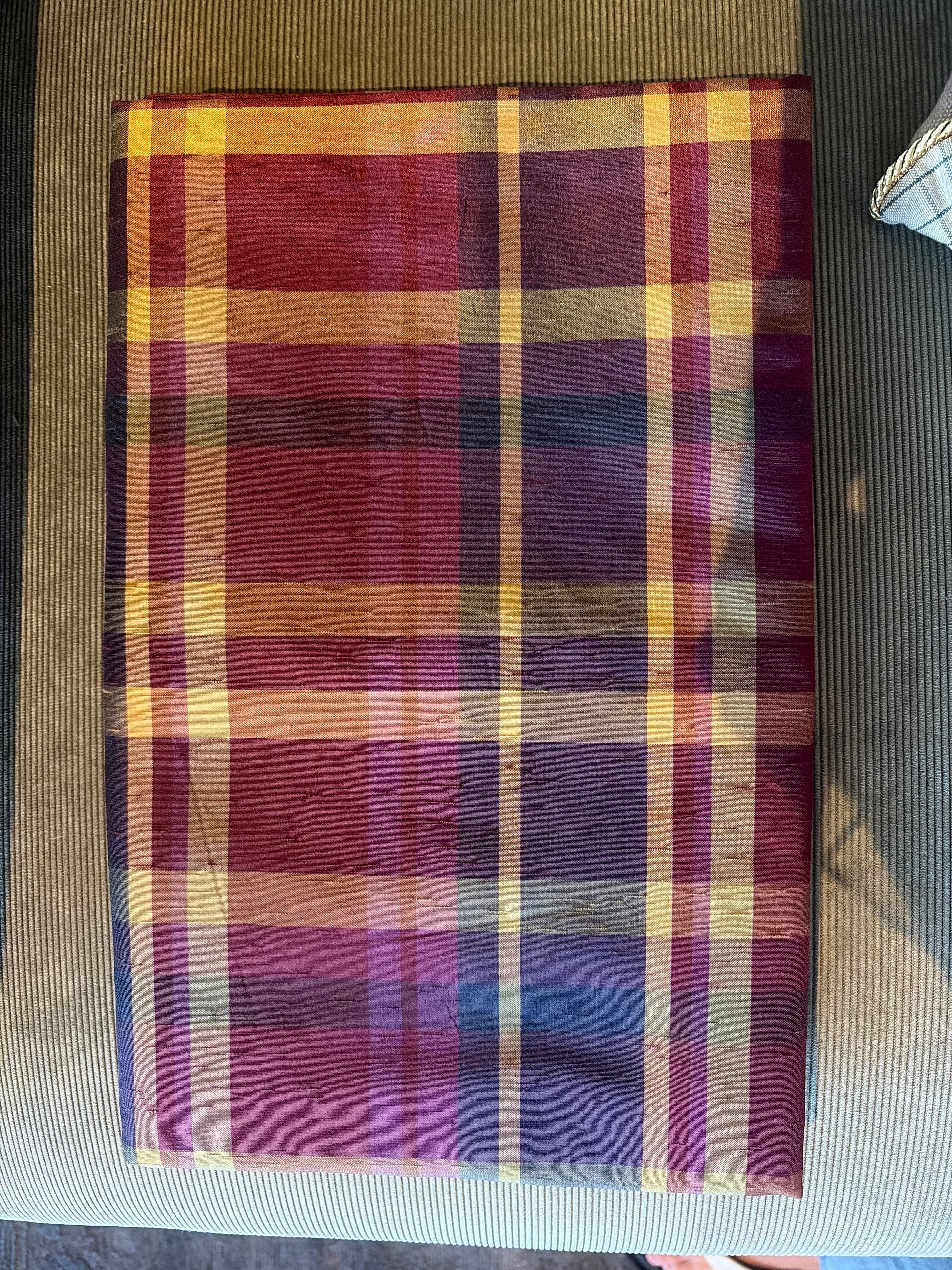 Taffeta Plaid Runner