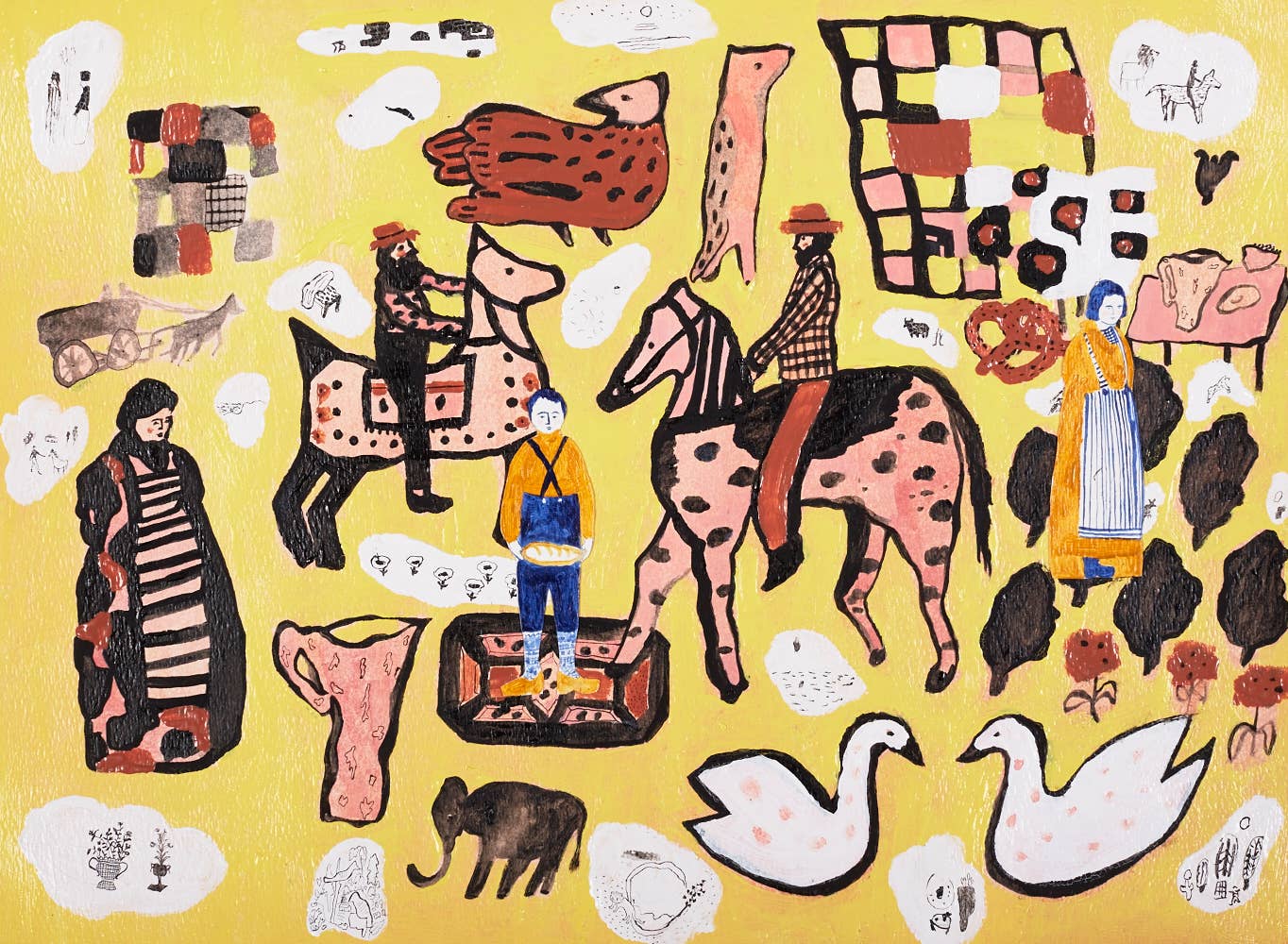 Cowboys Flax Blanket