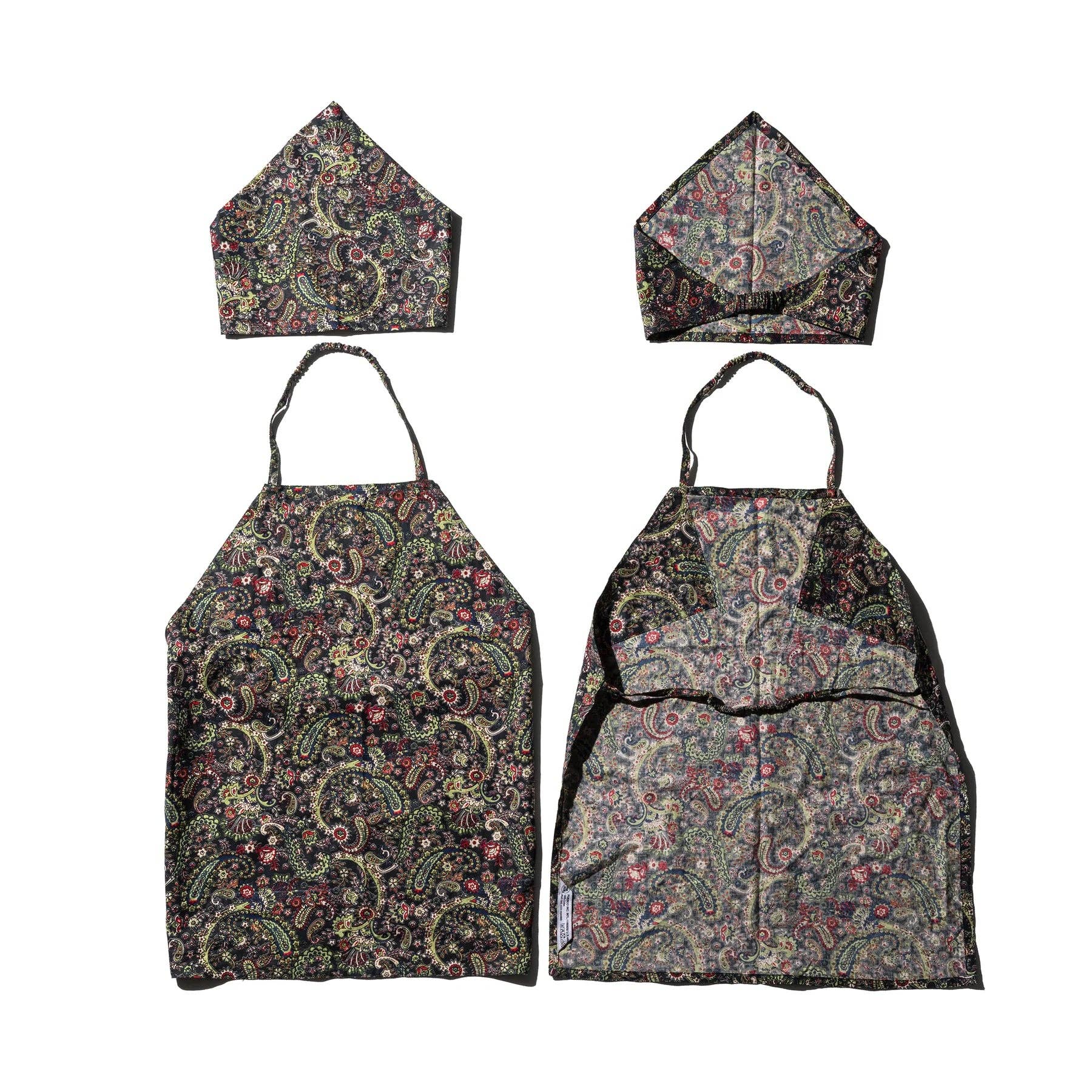 Paisley Kids Apron with Kerchief
