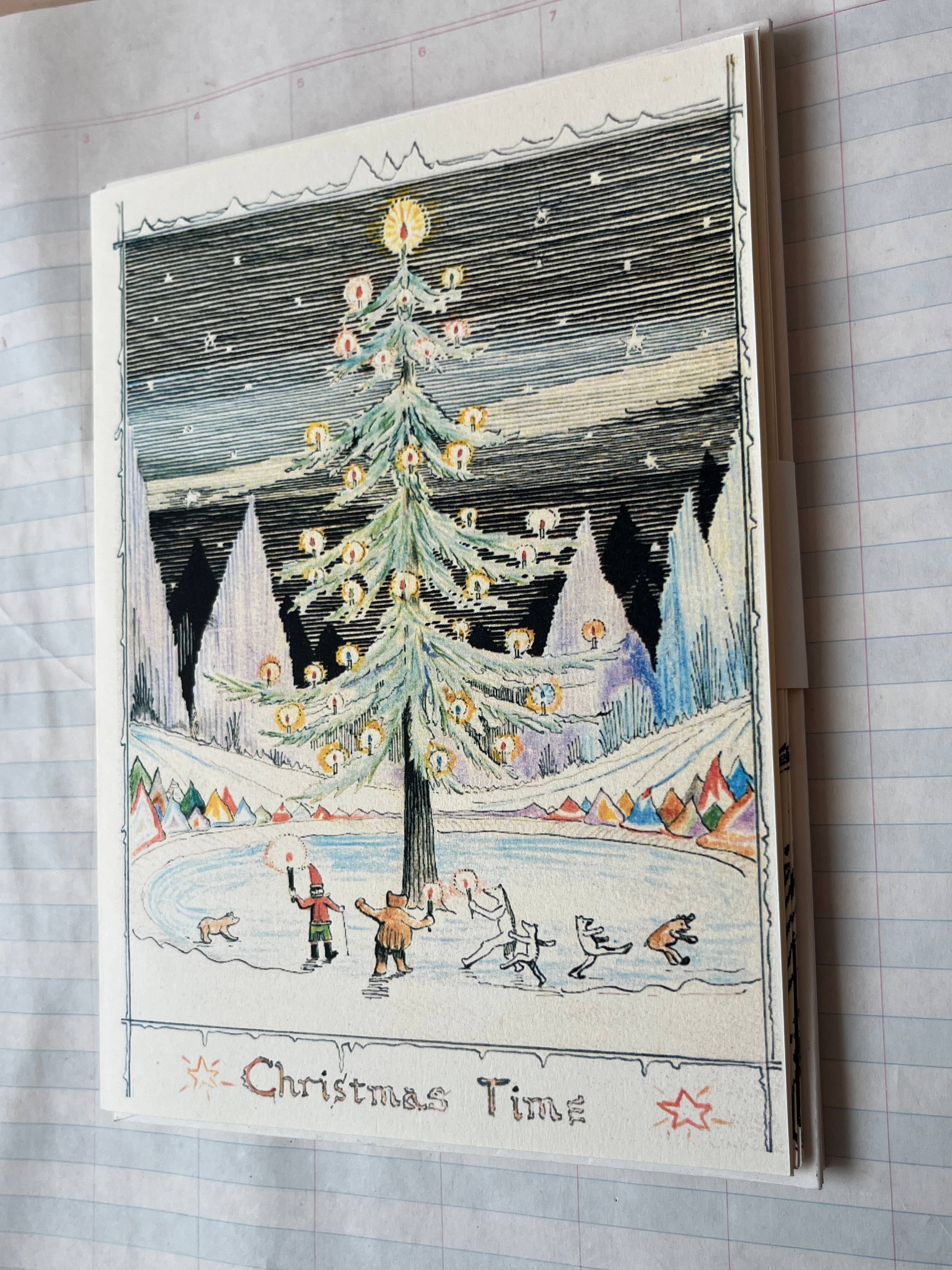 Christmas Time Holiday Card