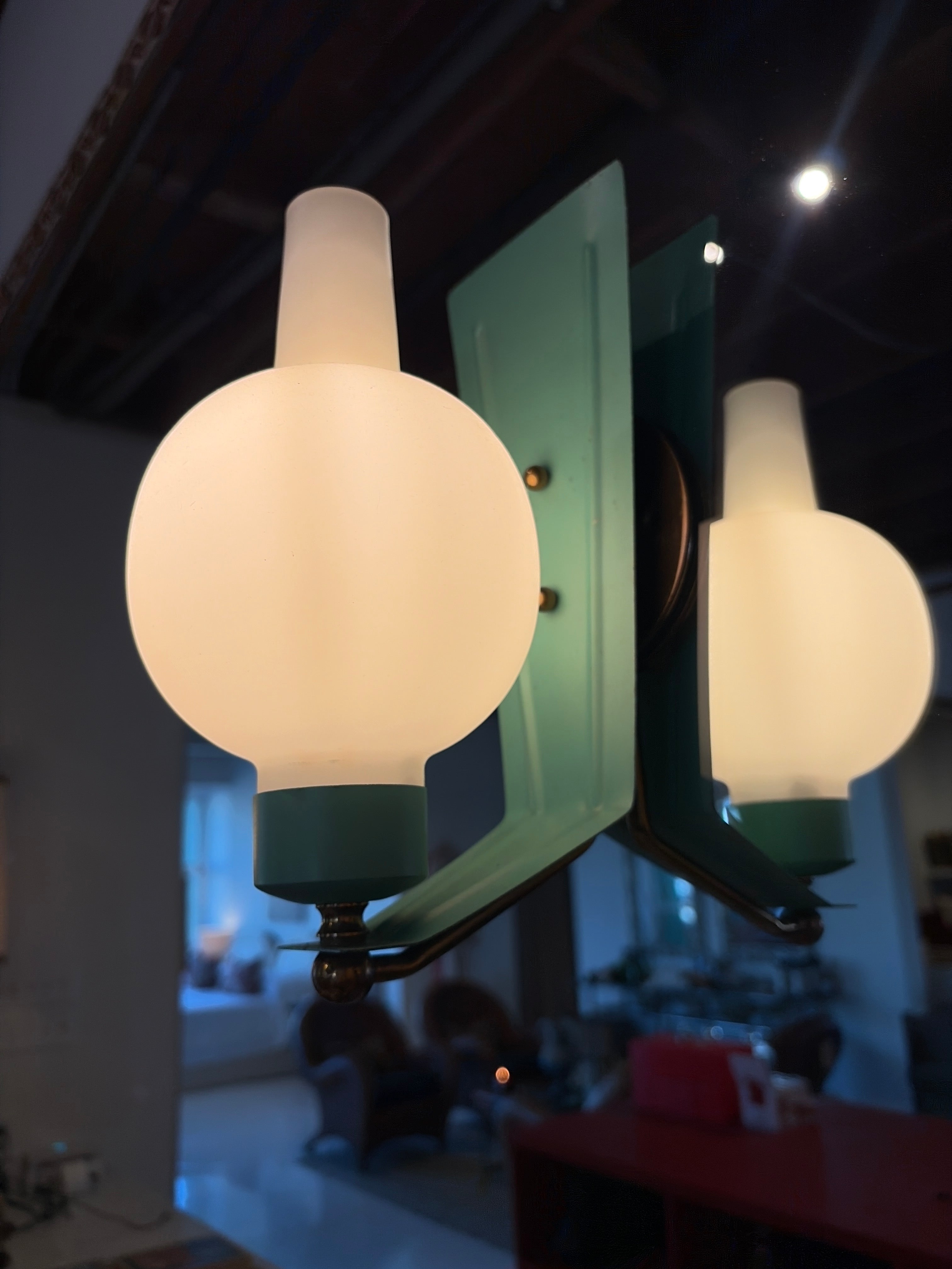 Pair of Italian Wall Sconces 1950s