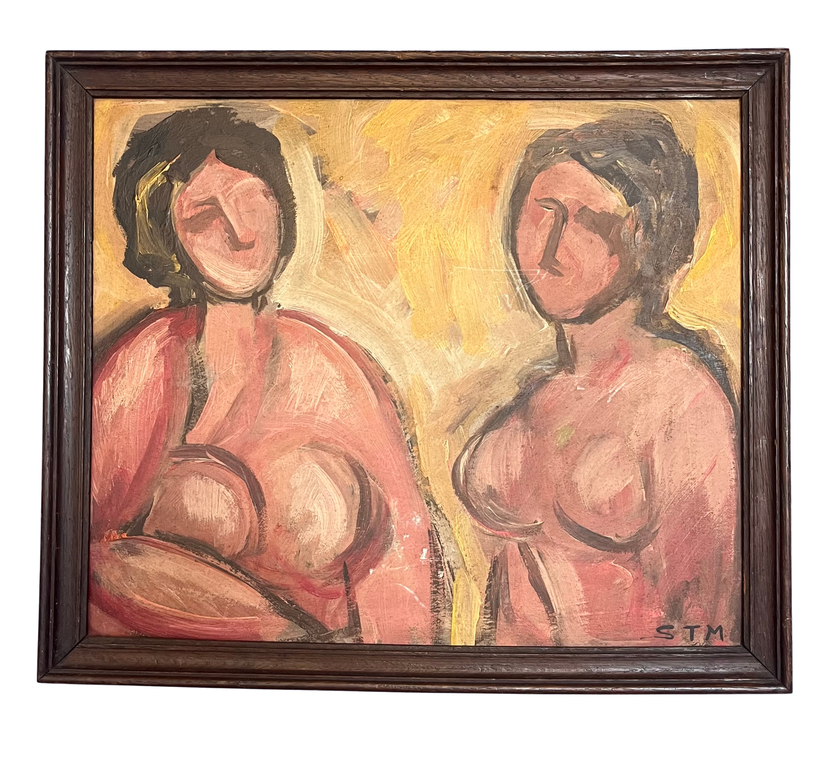 Nude Women Vintage Painting