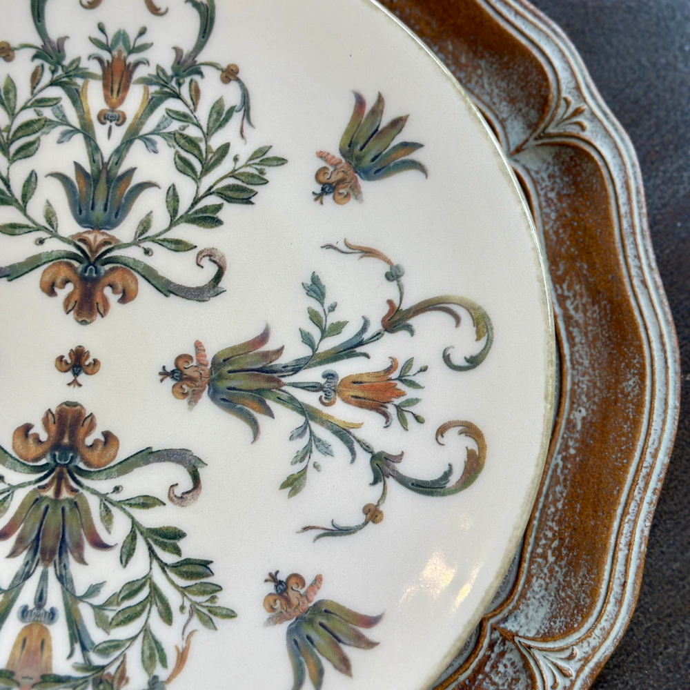 Florentino Wooden Scalloped Charger