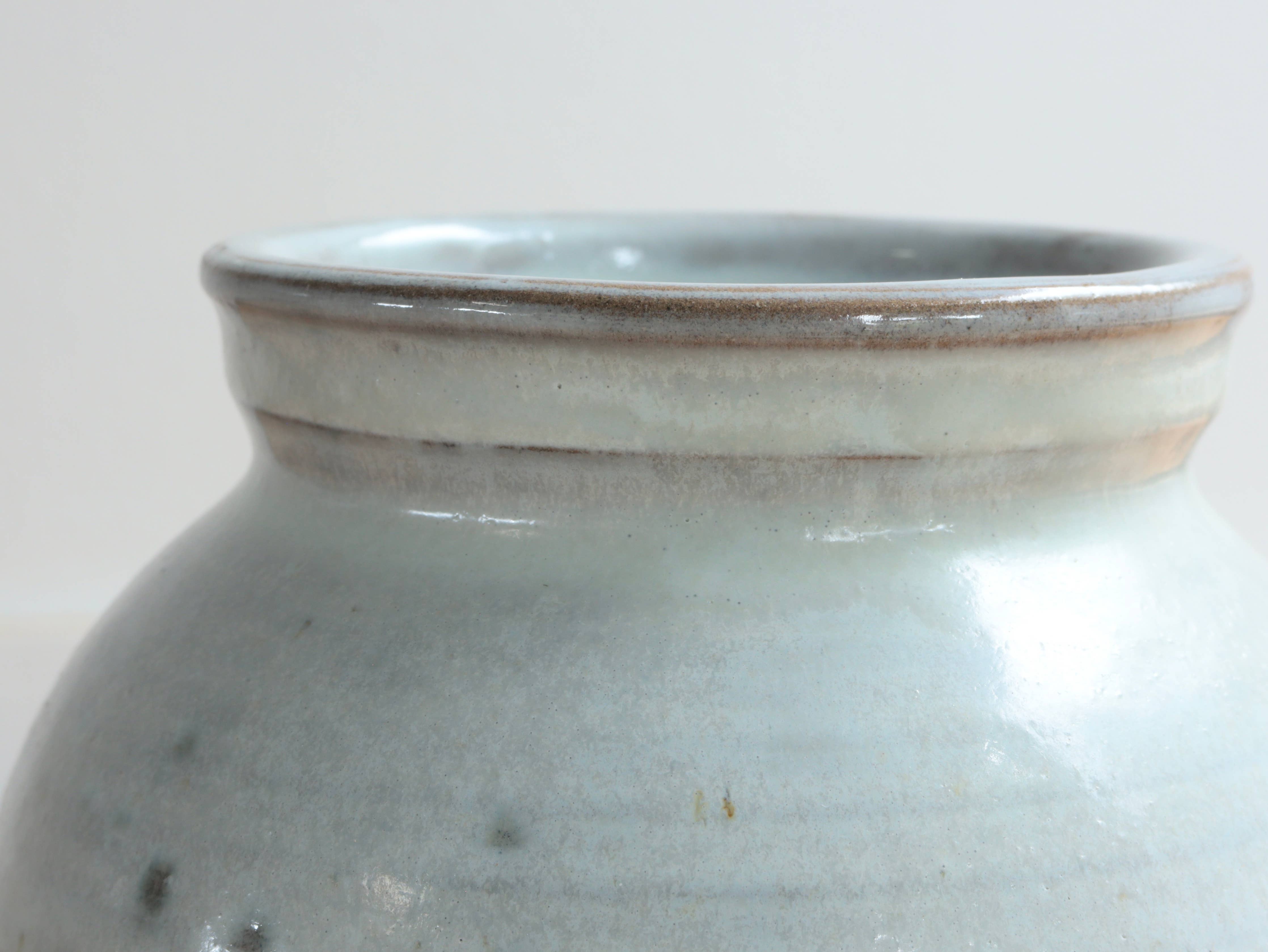 White Ash Glaze Vase 7-8"