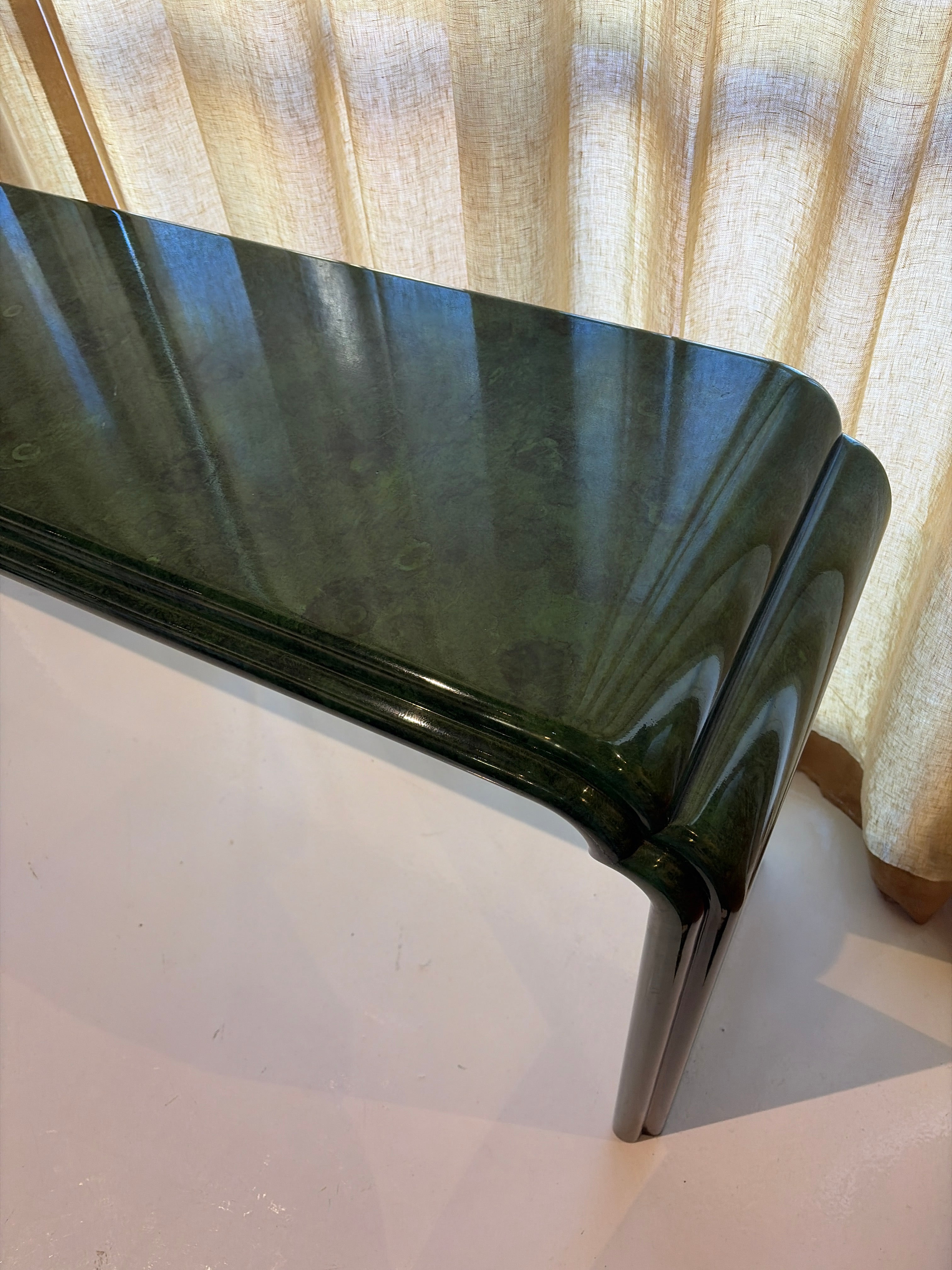 Green Console Table