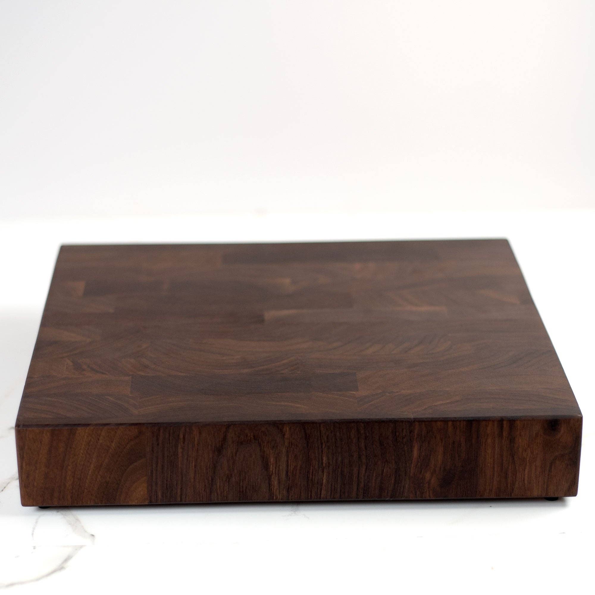 End Grain Square Butcher Block: American Black Walnut