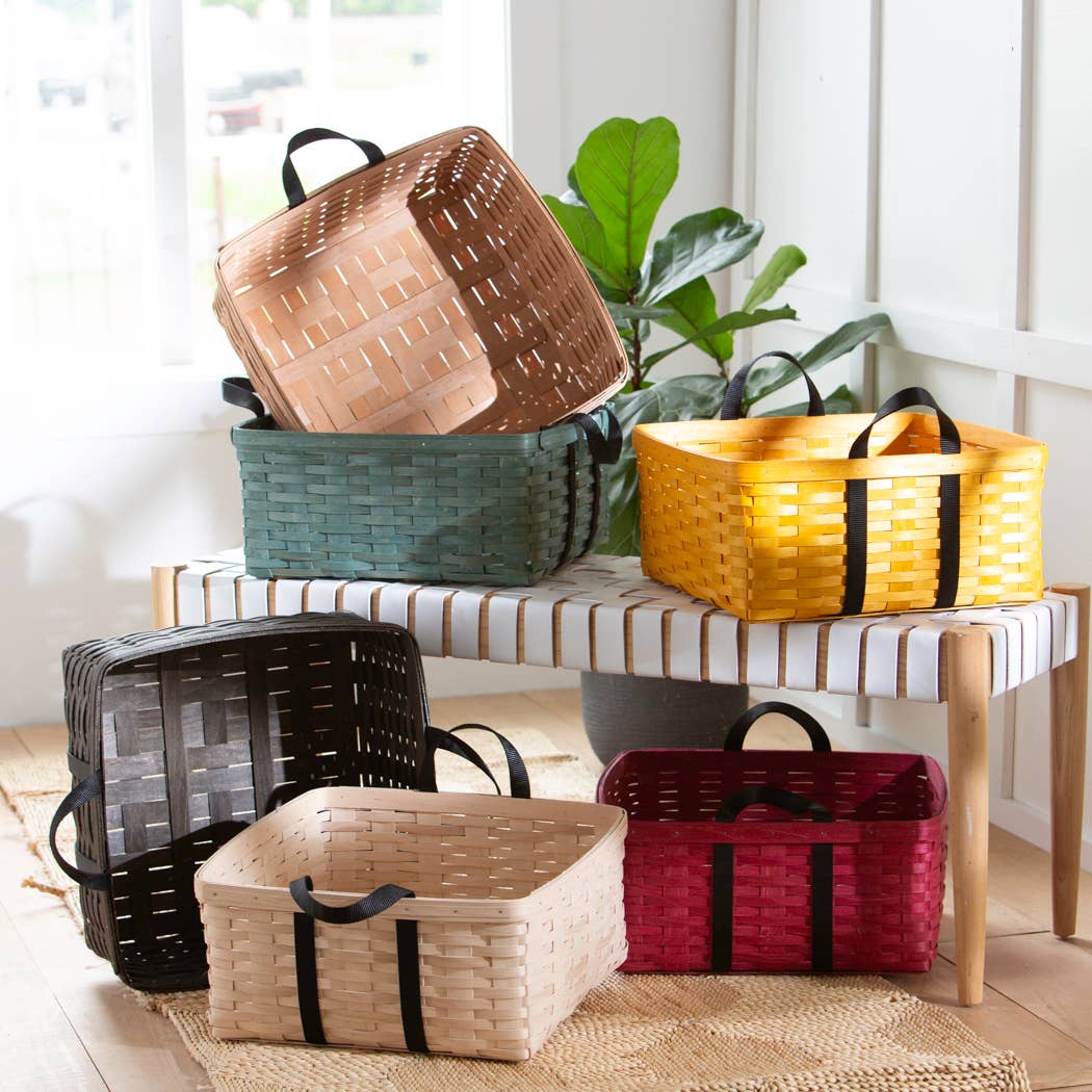 Large Hudson Basket: Verde