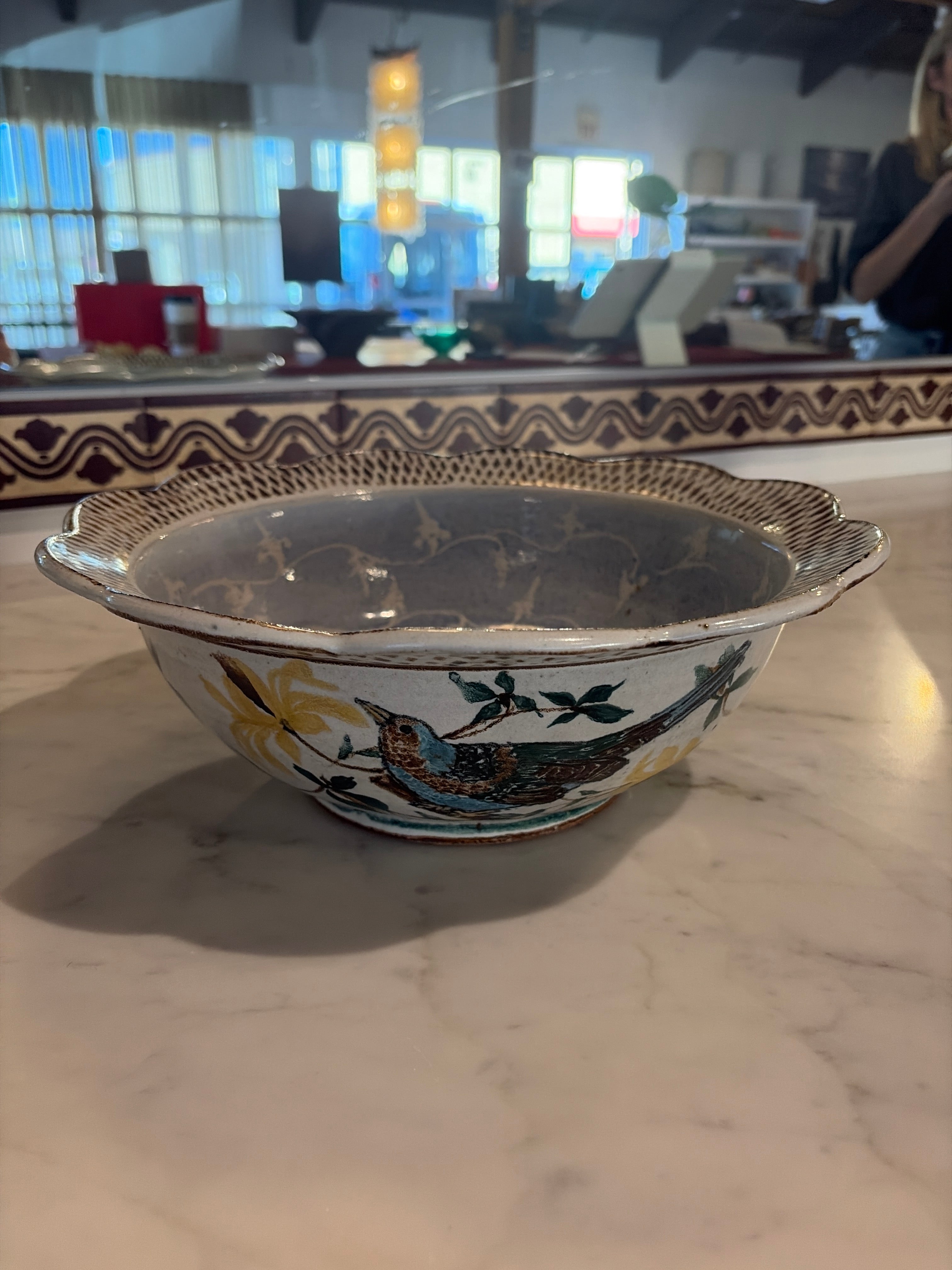 Signed Bird Bowl