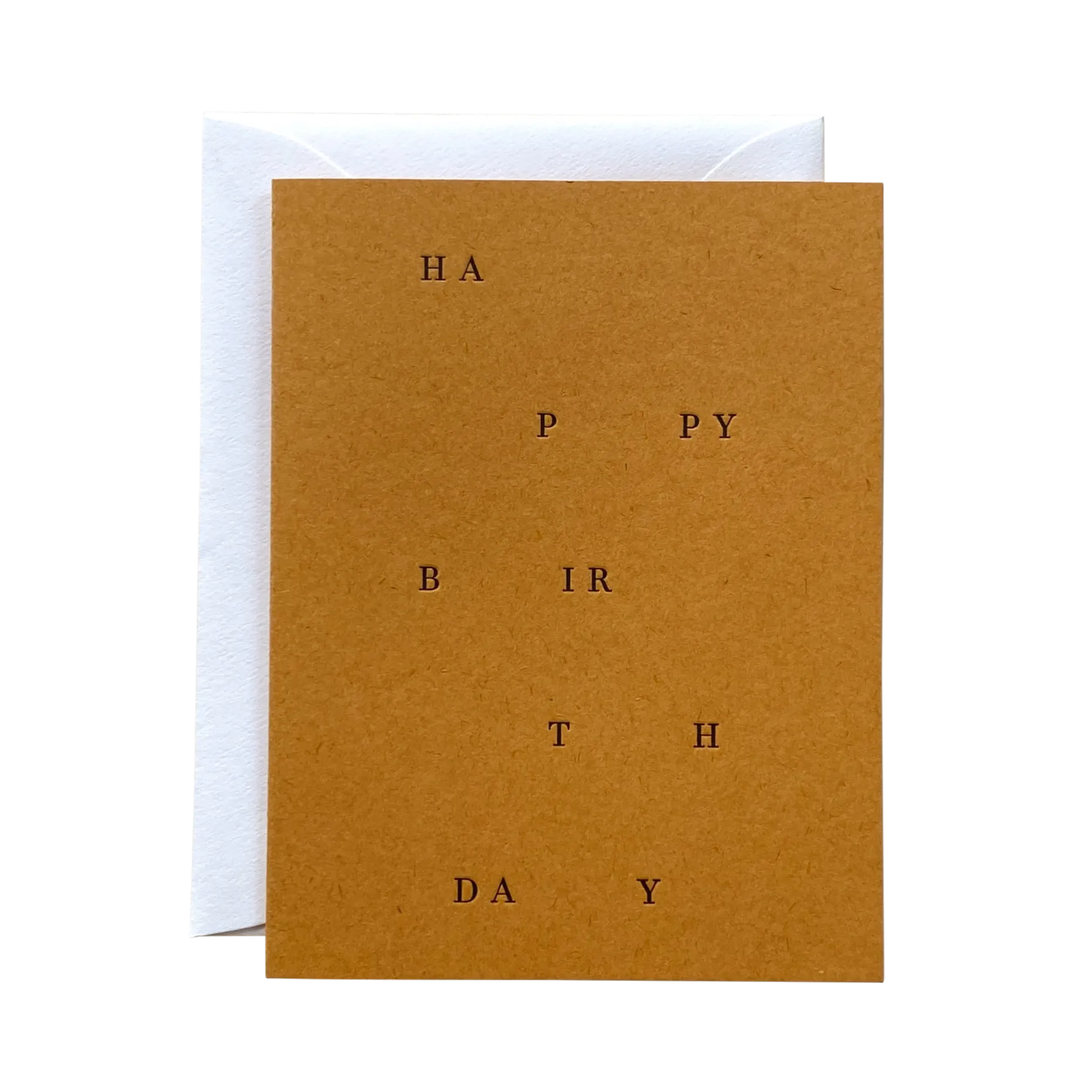 Happy Birthday No. 31: Ochre / Single Card