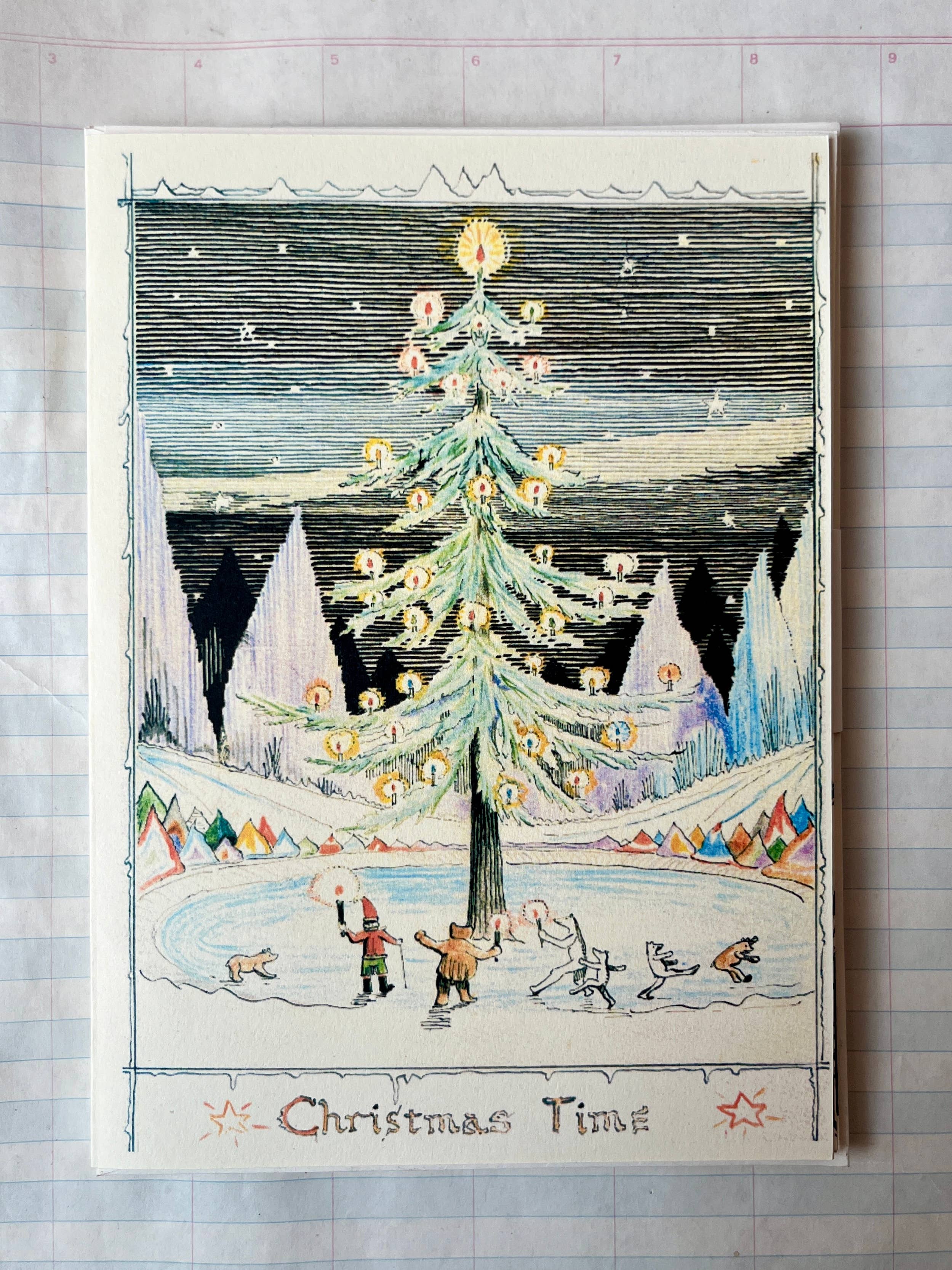 Christmas Time Holiday Card