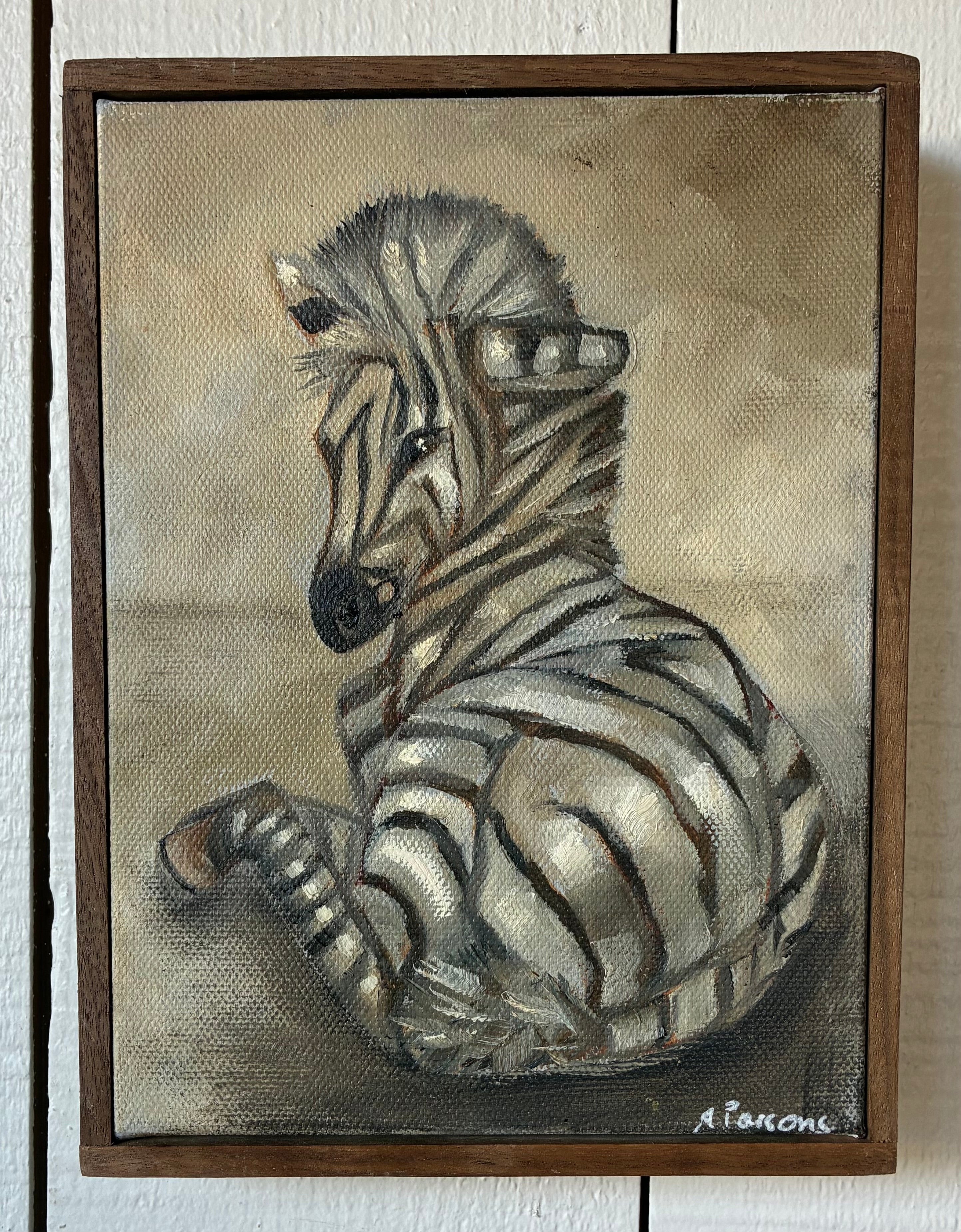 Alison Parsons, Zebra 6.5” x 8.5”