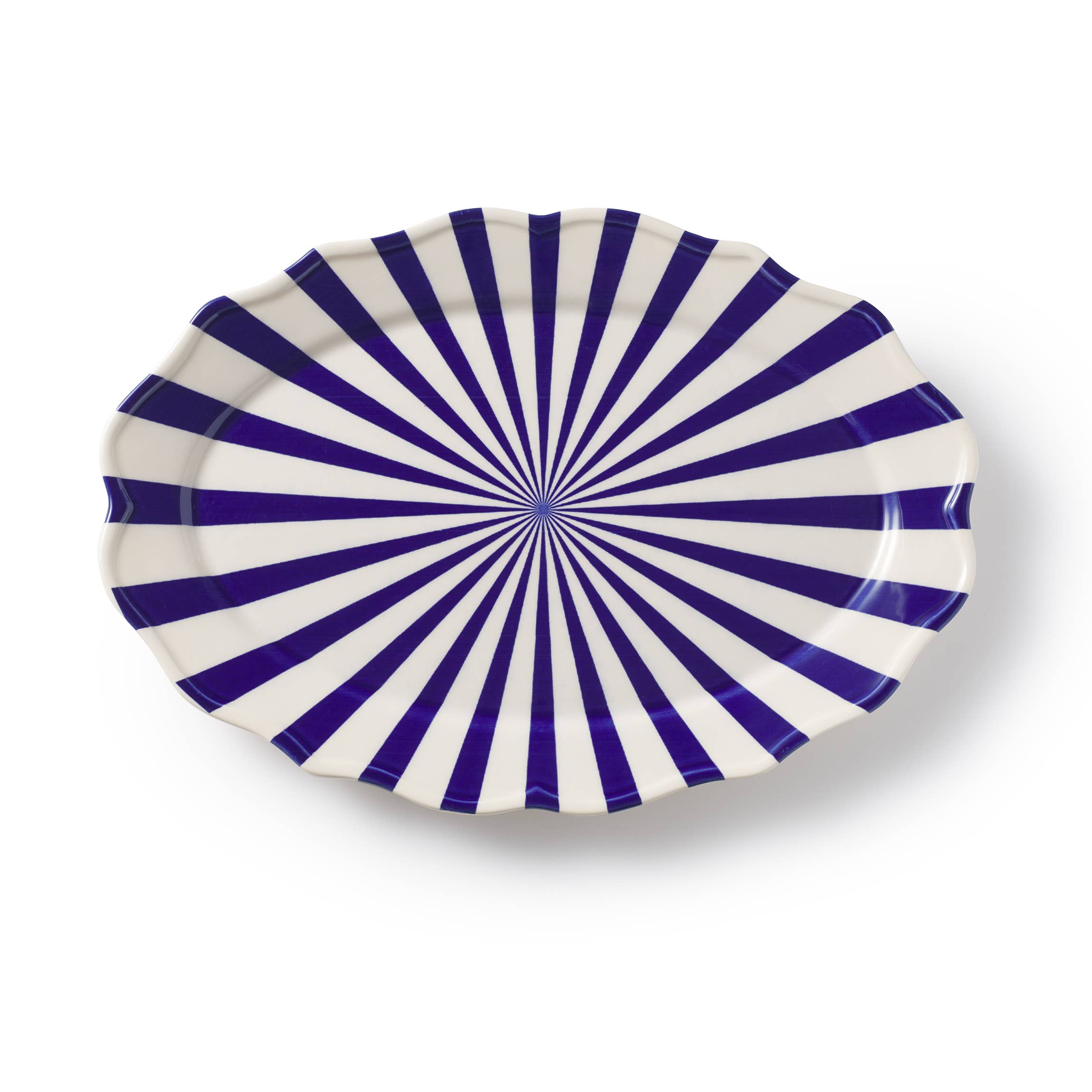 Mafalda Ceramic Oval Platter 15.5"