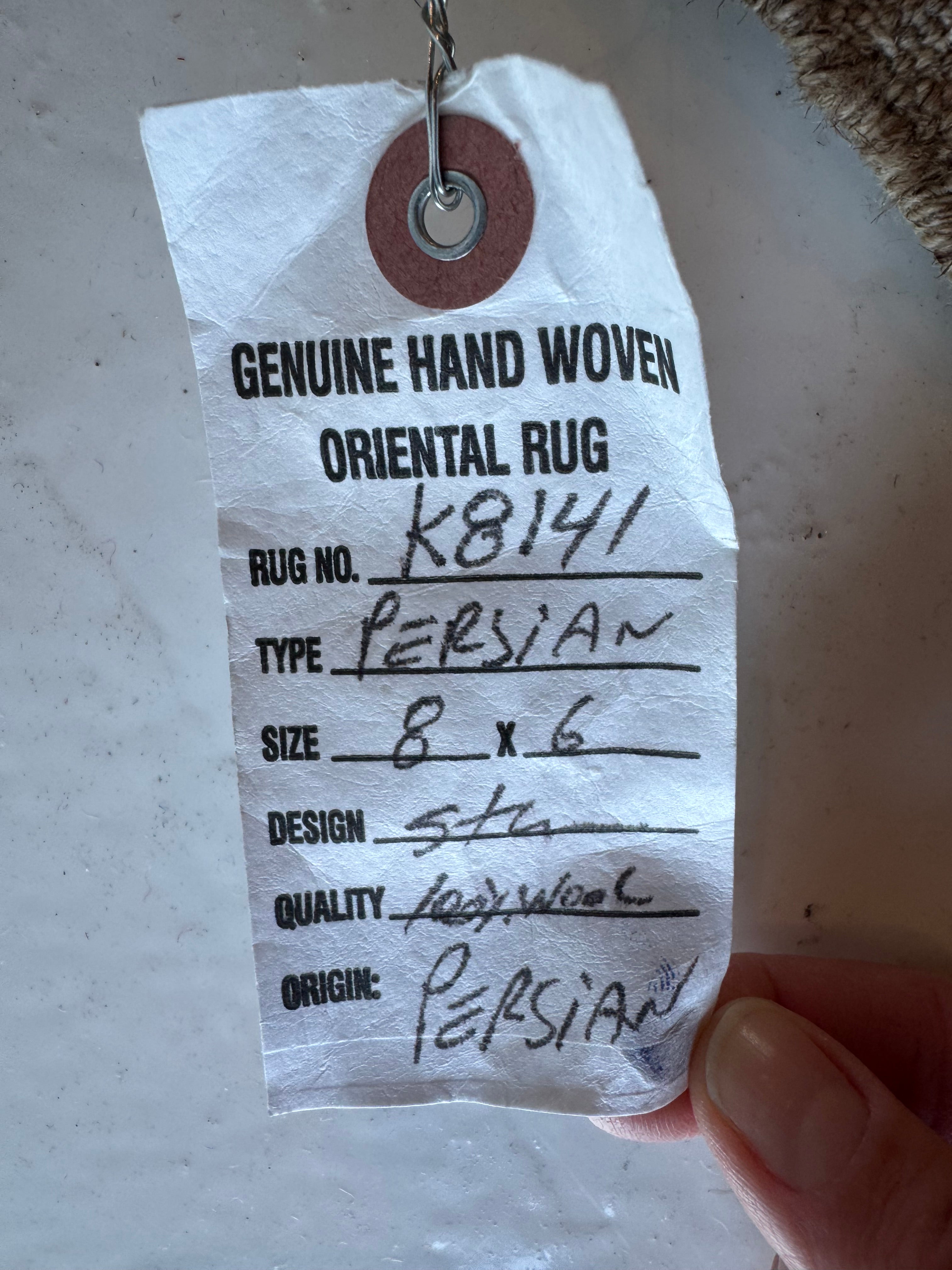 Persian Shiraz Rug 6x8