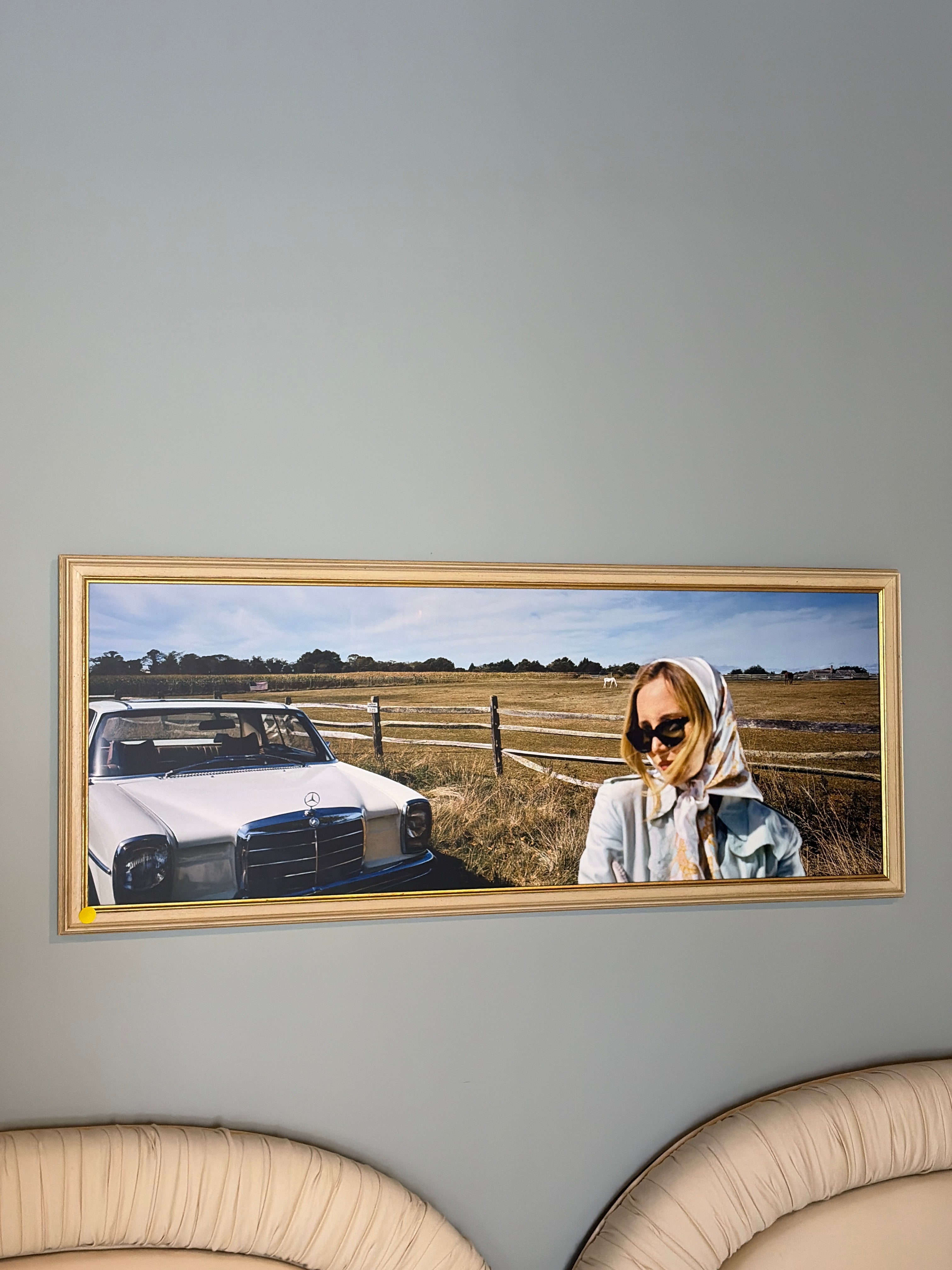 Paras print Elizabeth Taylor car