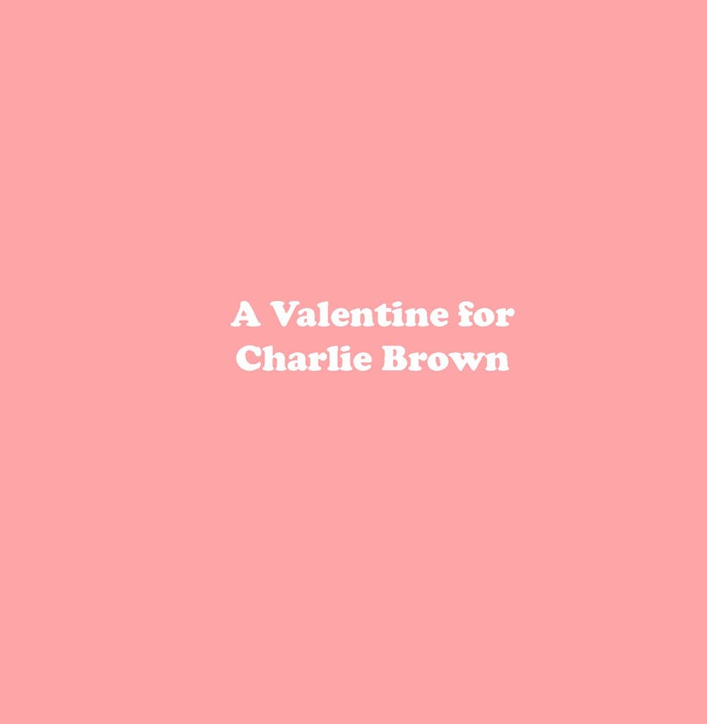 A Valentine for Charlie Brown: Hardcover