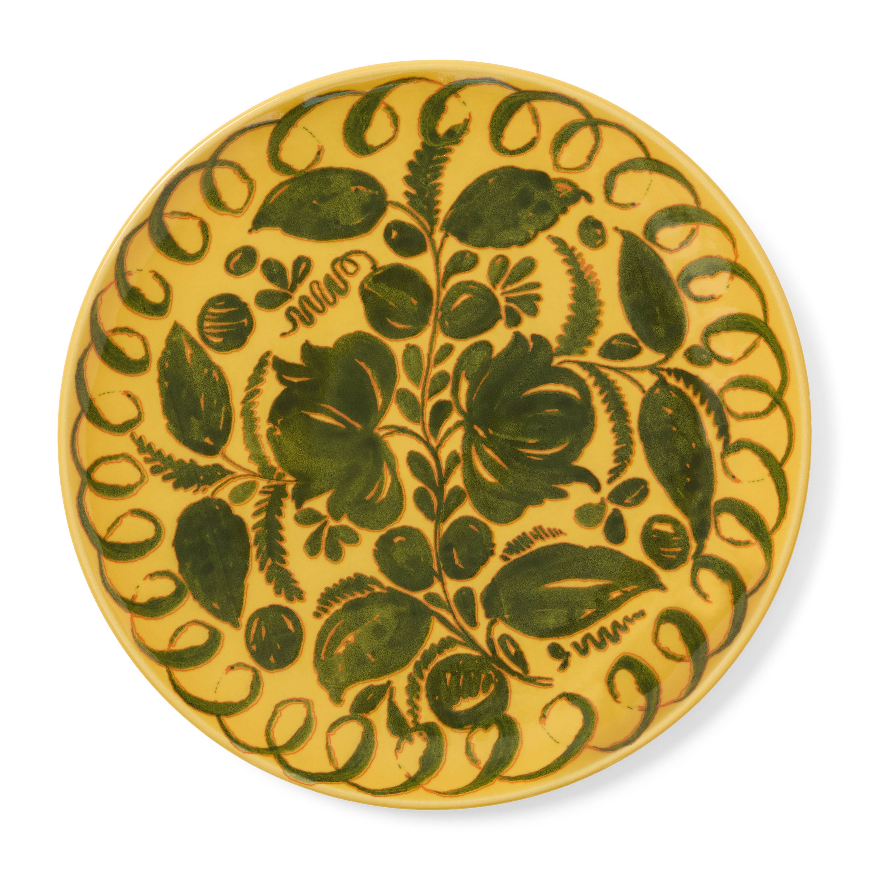 Amalfi Dinner Plate Mustard - 10.6" Diameter